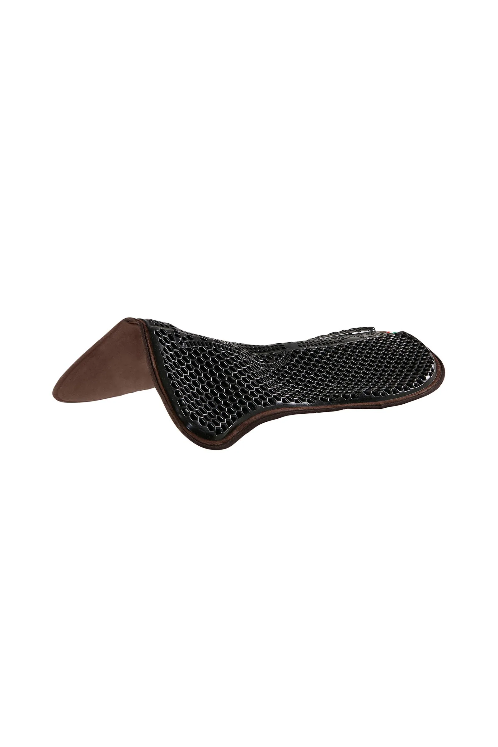 Gel Pad Non-Slip Hexagonal Microfleece Flat Black/Brown One Size