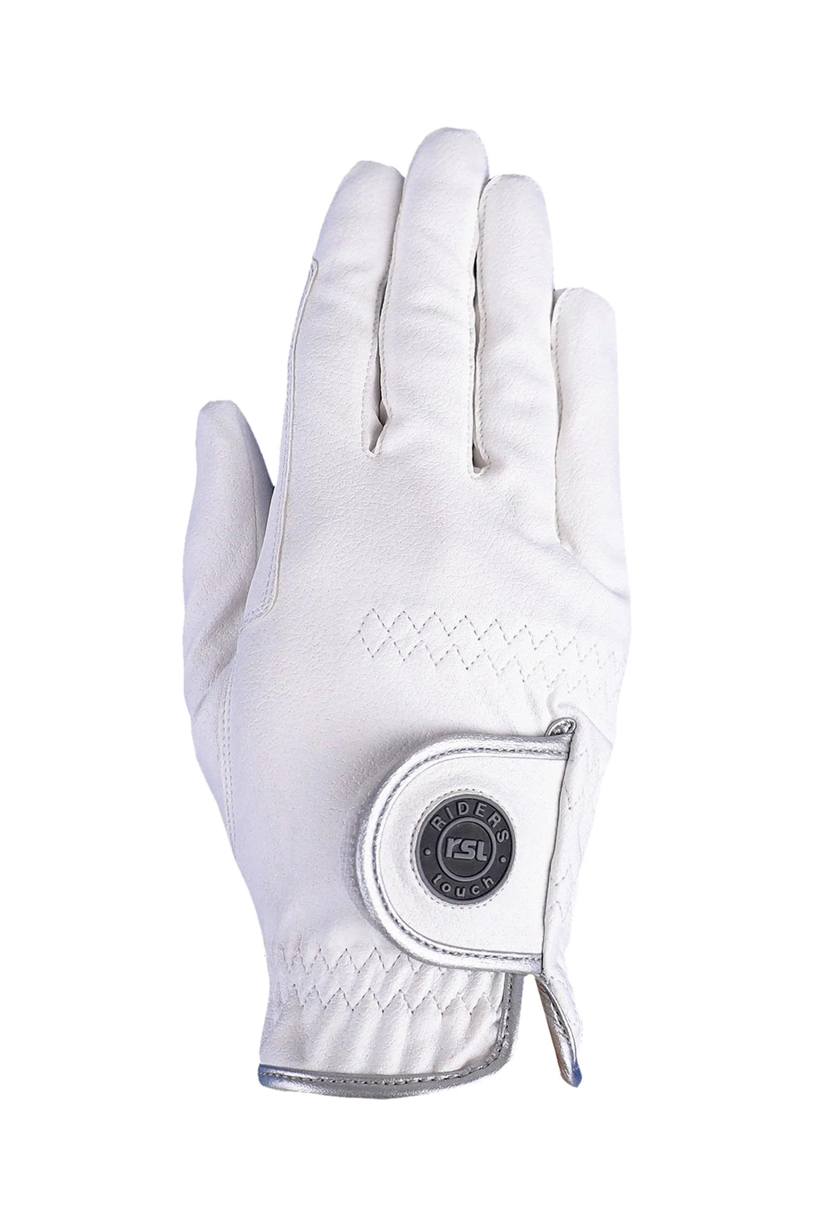 Georgia Riding Gloves With JP Serino White 5