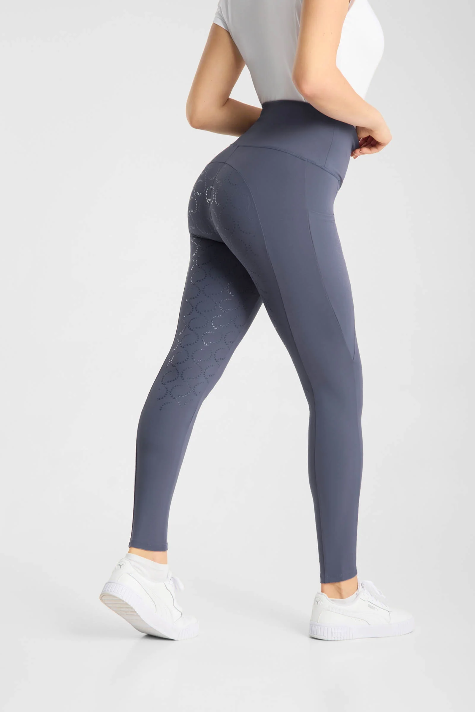 Gillian Women's Full Seat Compression Tights Grisaille 8