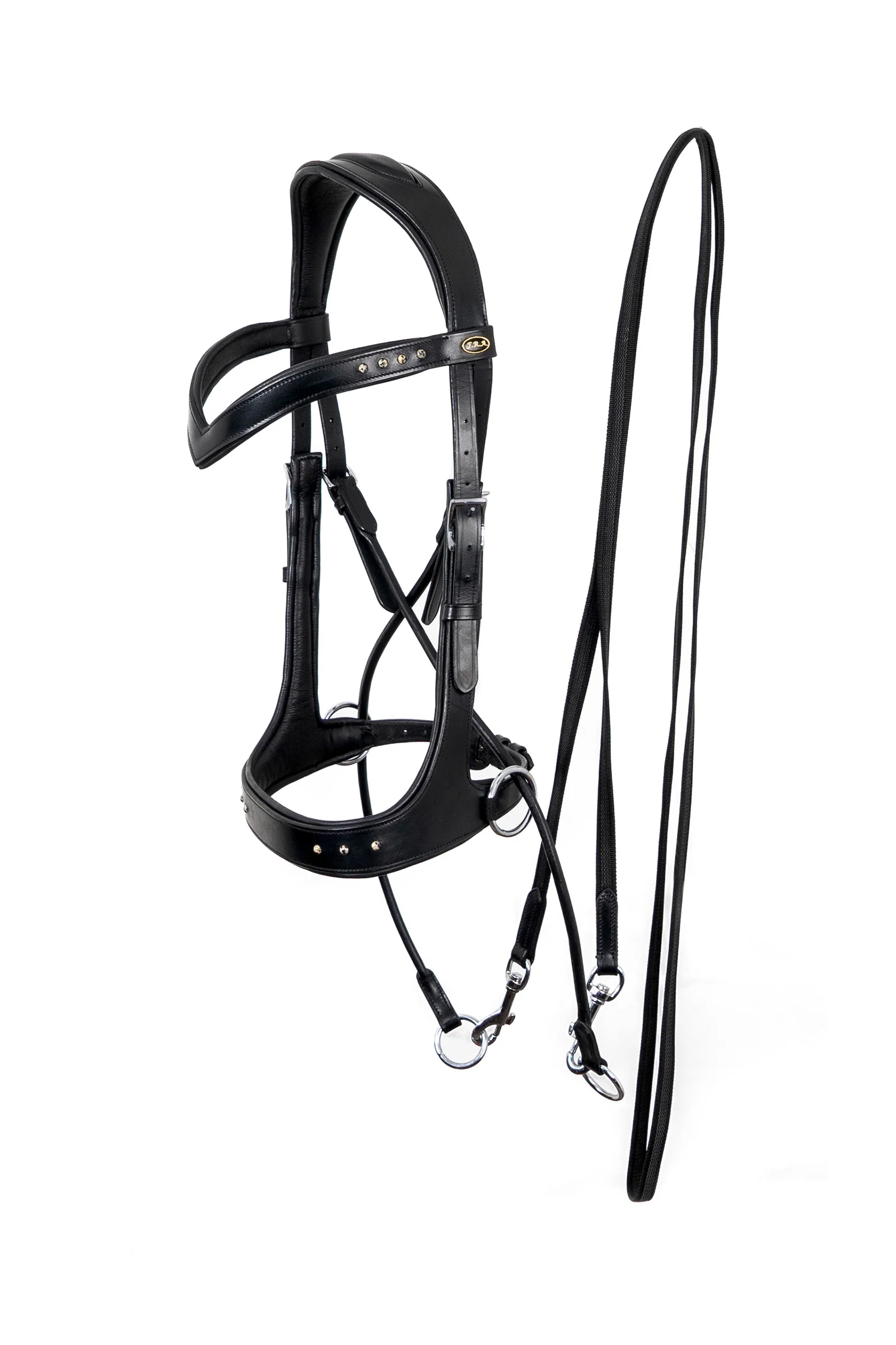 Glory Bitless Bridle With Reins (System 5), black Black P
