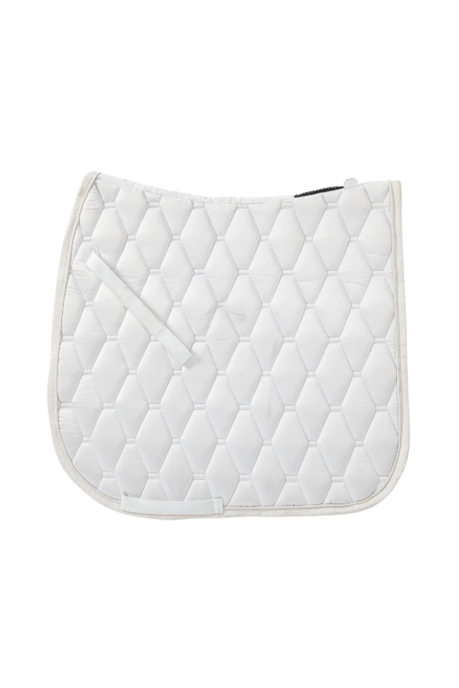 Graceful Dressage Saddlepad White/White C-F