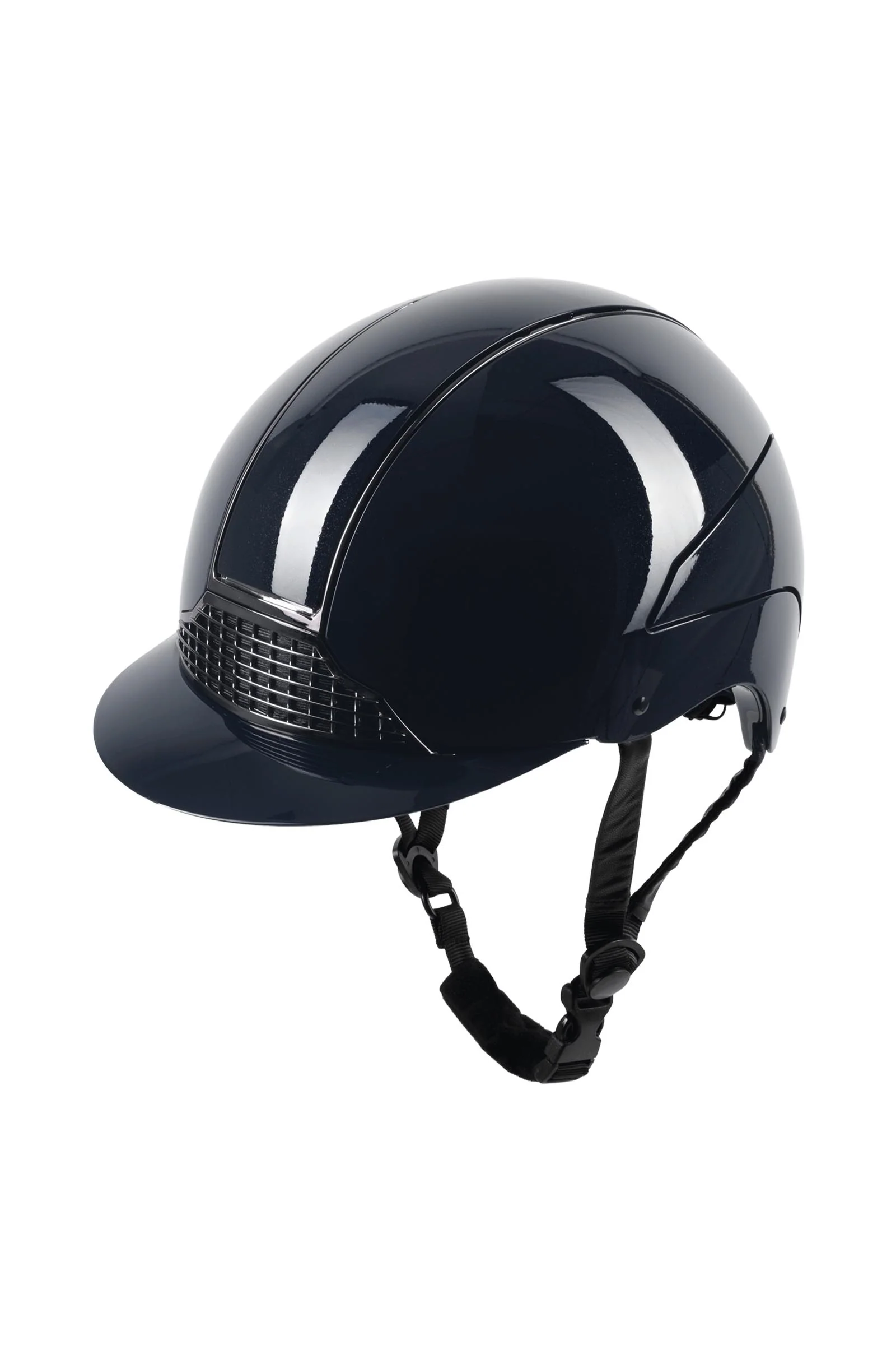 H24 Riding Helmet GLOSSY Blue Glossy 55-57