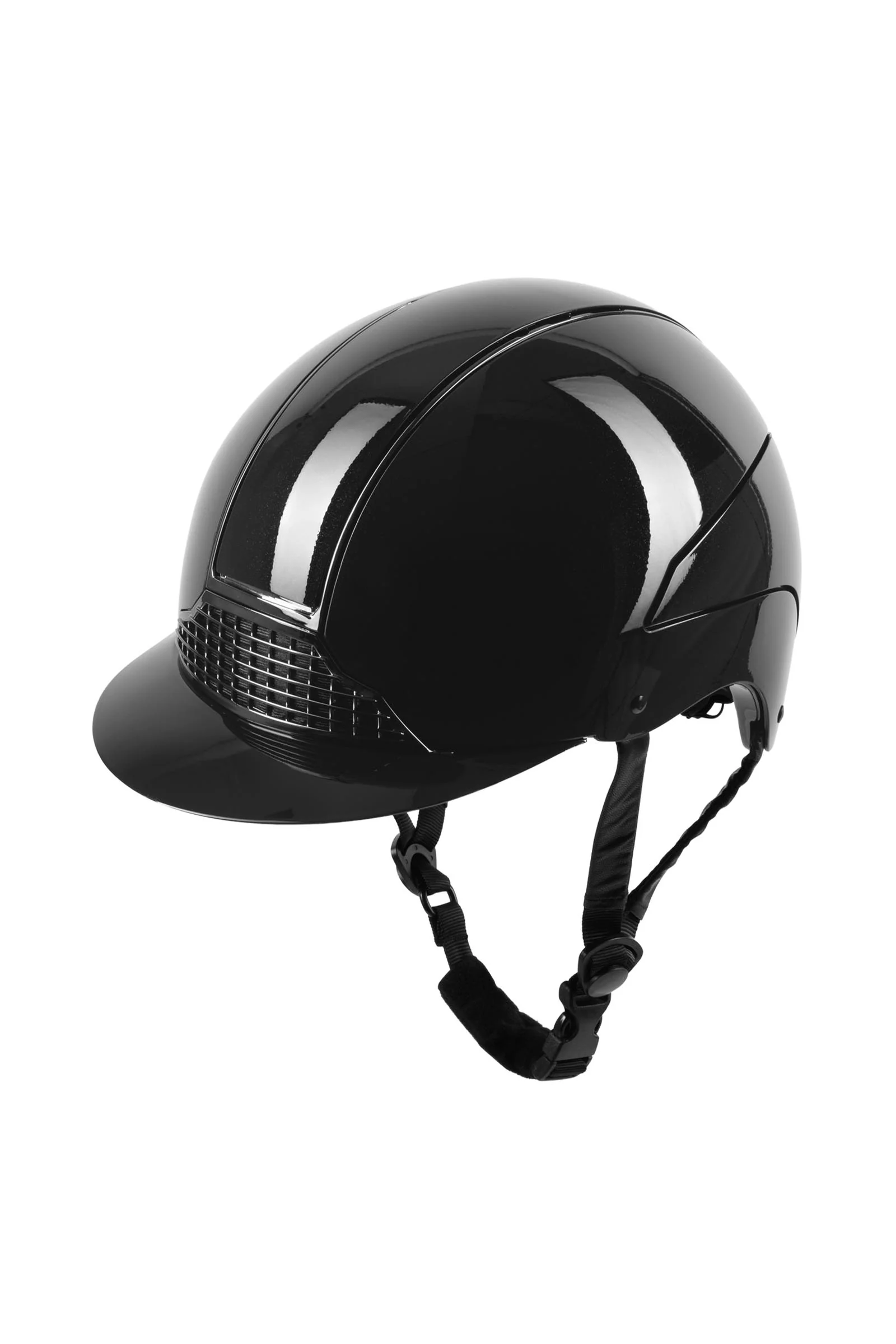 H24 Riding Helmet GLOSSY Glossy Black 57-59