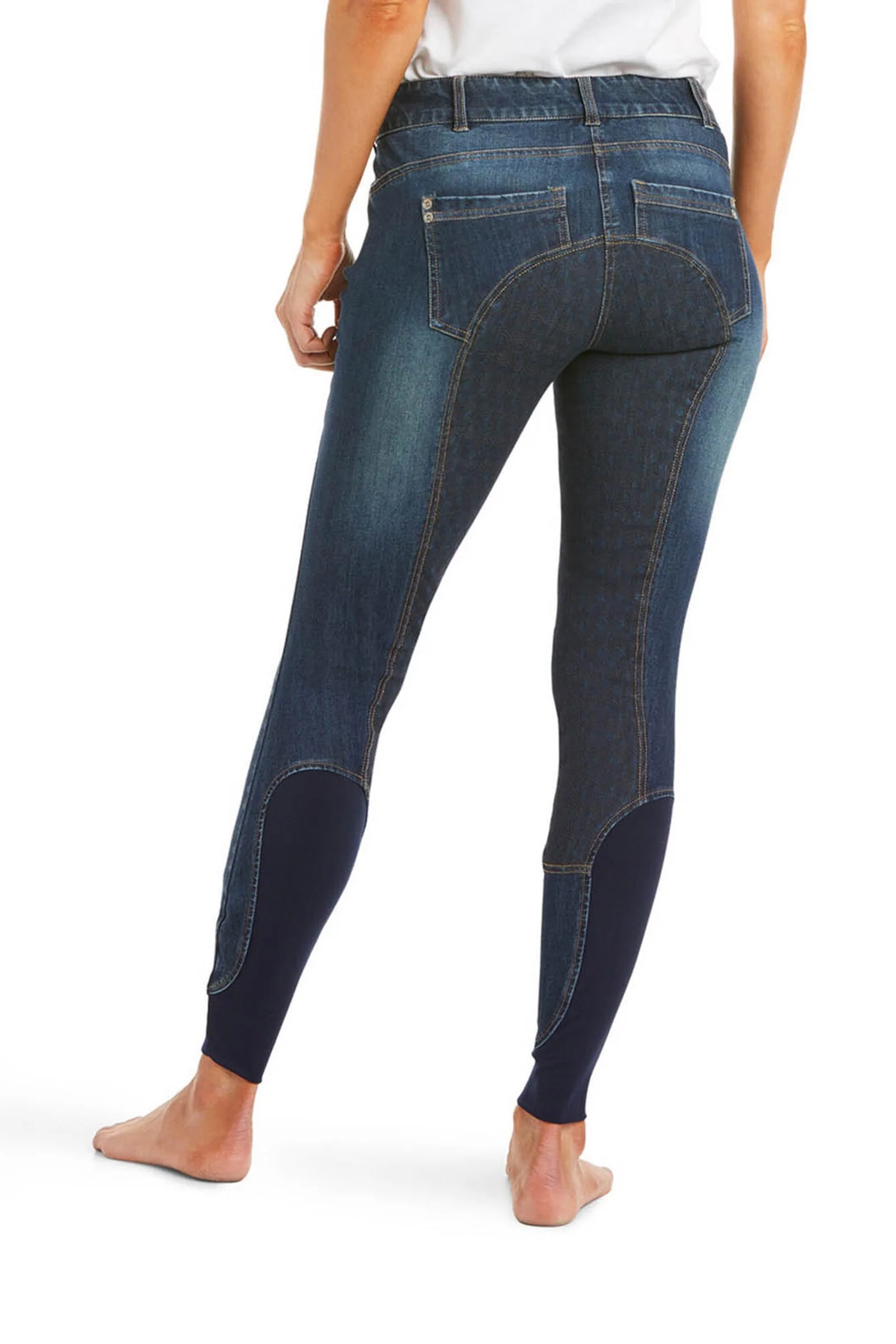 Halo Denim Women´s Full Seat Breeches Marine 12 Regular