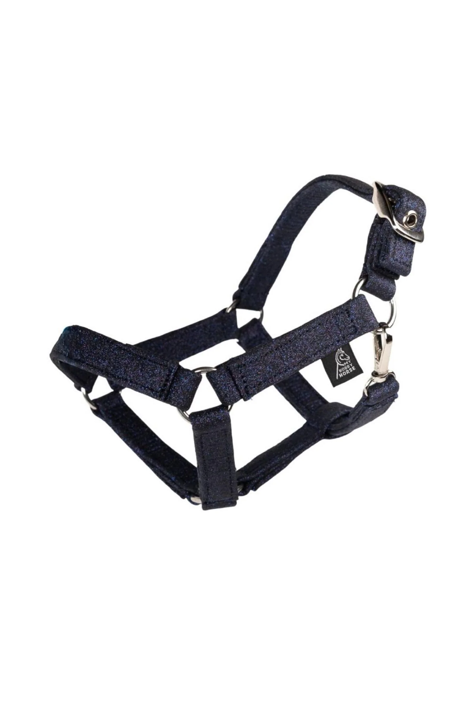Halter with Glitter Glitter/ Drak Blue One Size