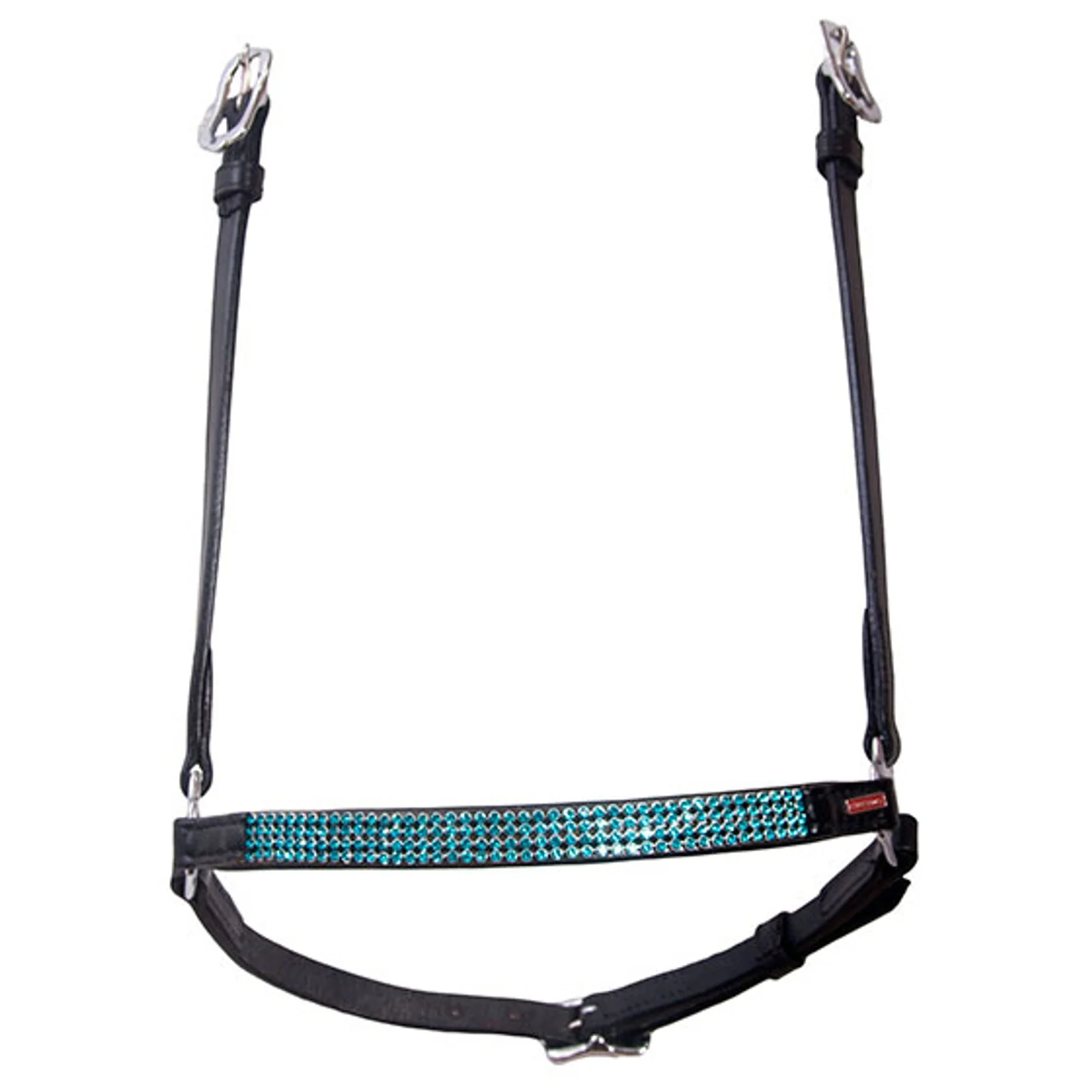 Hannoveran noseband, 4 rows crystals AB Icelandic Horse