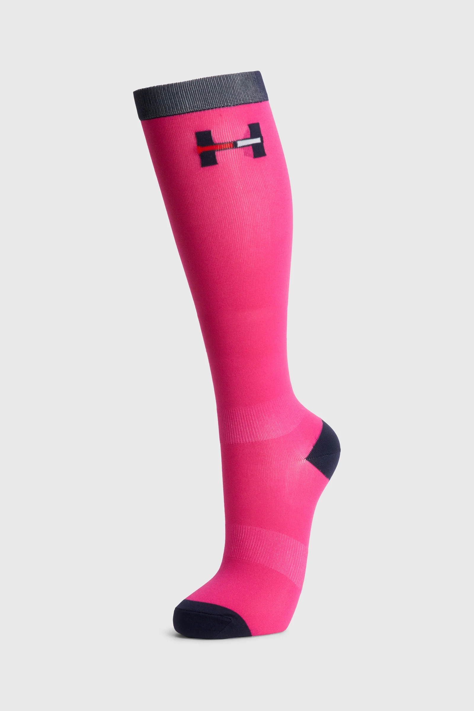 Horse Women's Summer Socks Magenta Pink 6-8