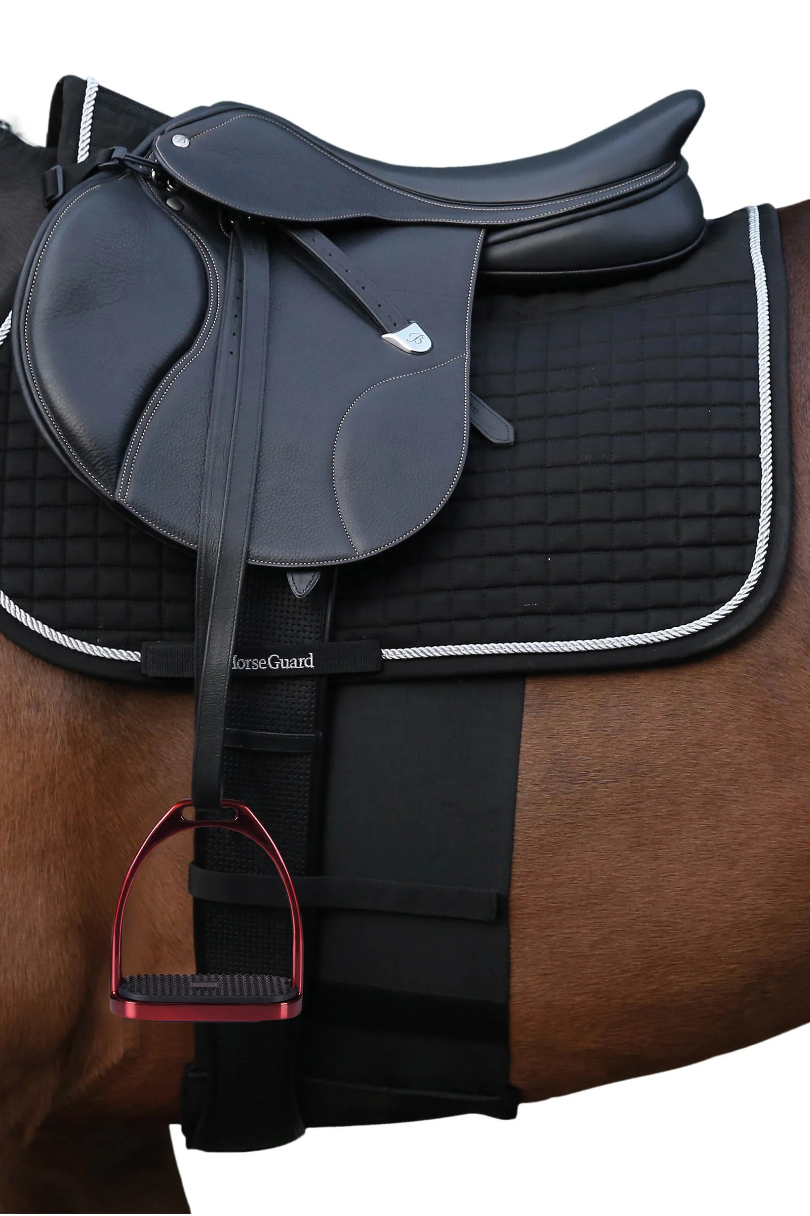 HorseGuard Protective Girth Black C