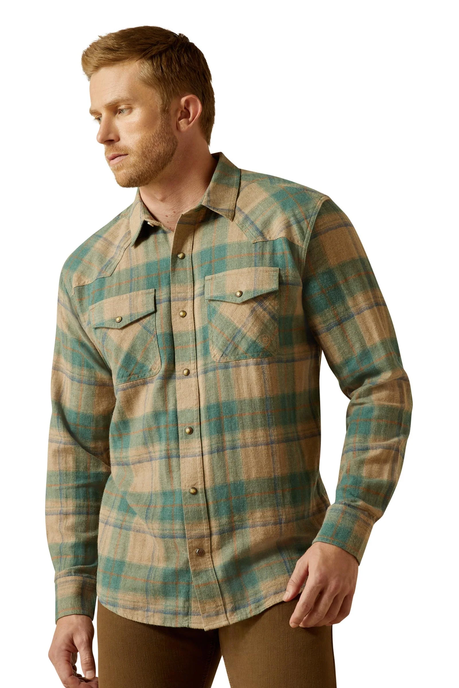 Huxlee Retro Fit Men's Shirt Deep Teal XS