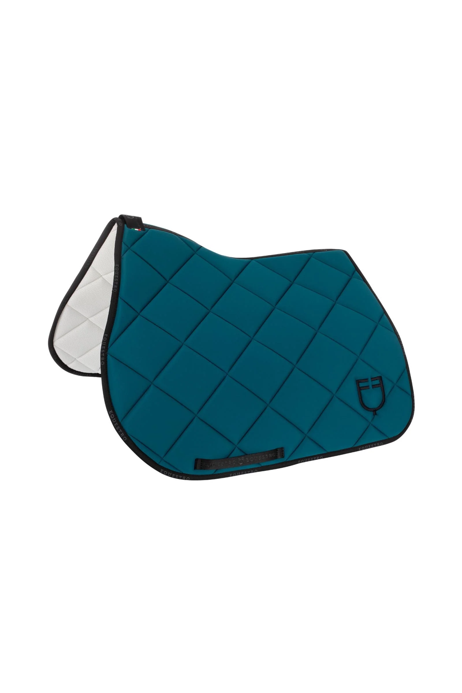 Jumping Saddle Pad With Logo Petrol/Black F