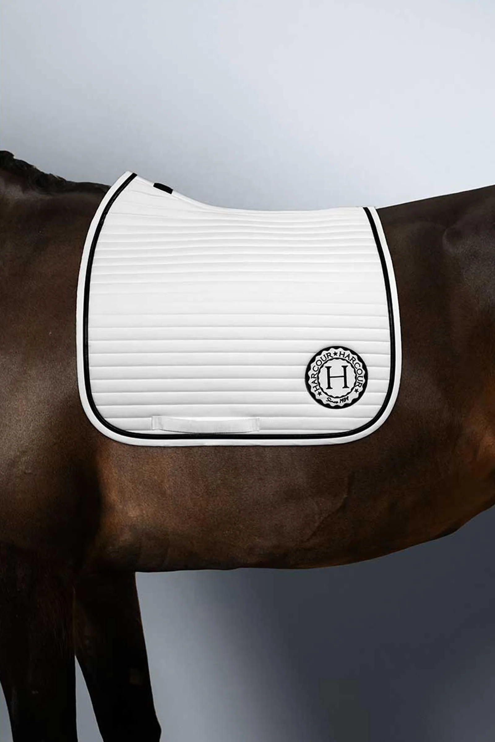 Karembar Dressage Saddle Pad White Black F