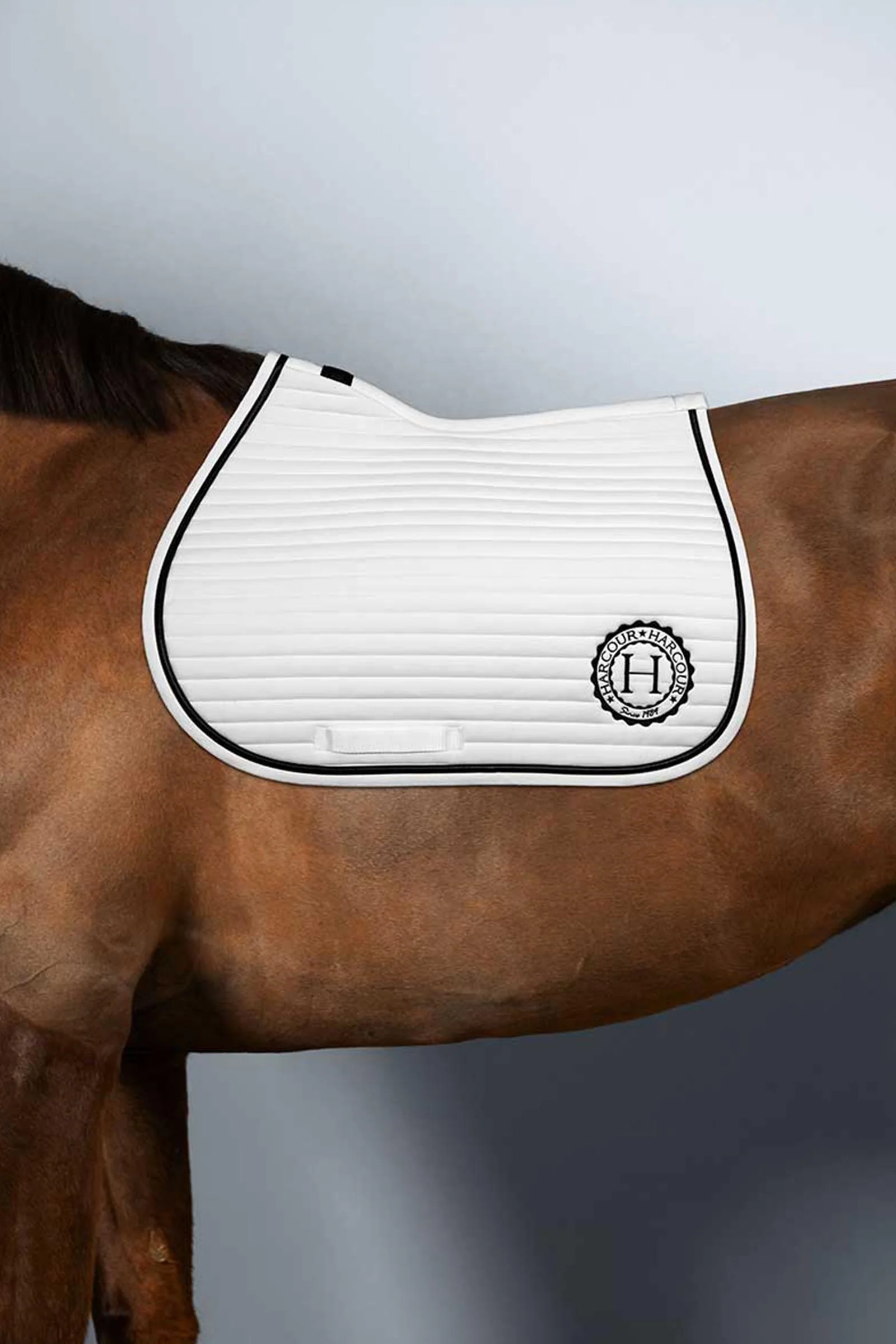 Karembar Saddle Pad Rider Pony White Black P