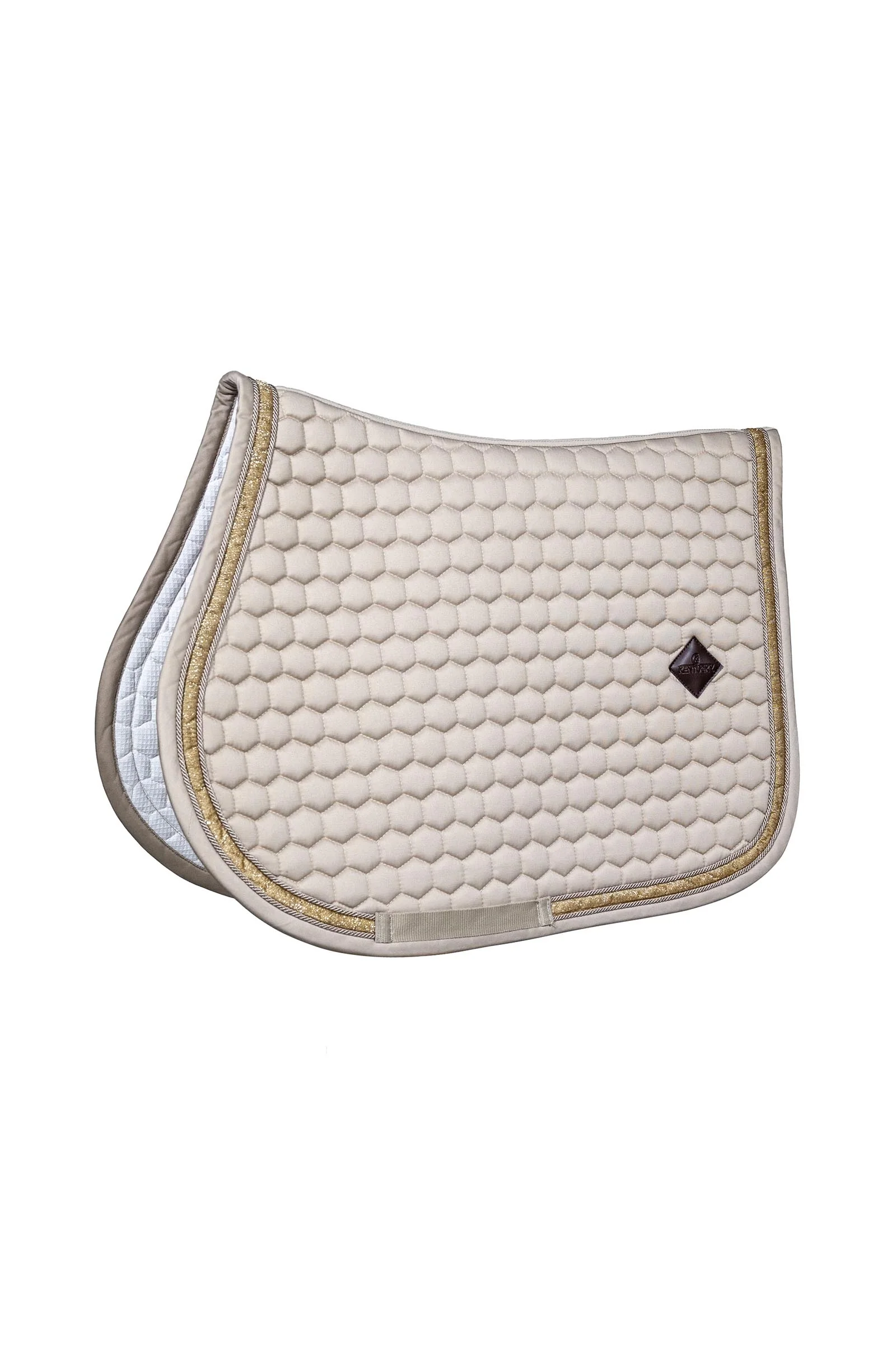 Kentucky Horseware Glitter Band Jumping Saddle Pad Beige F