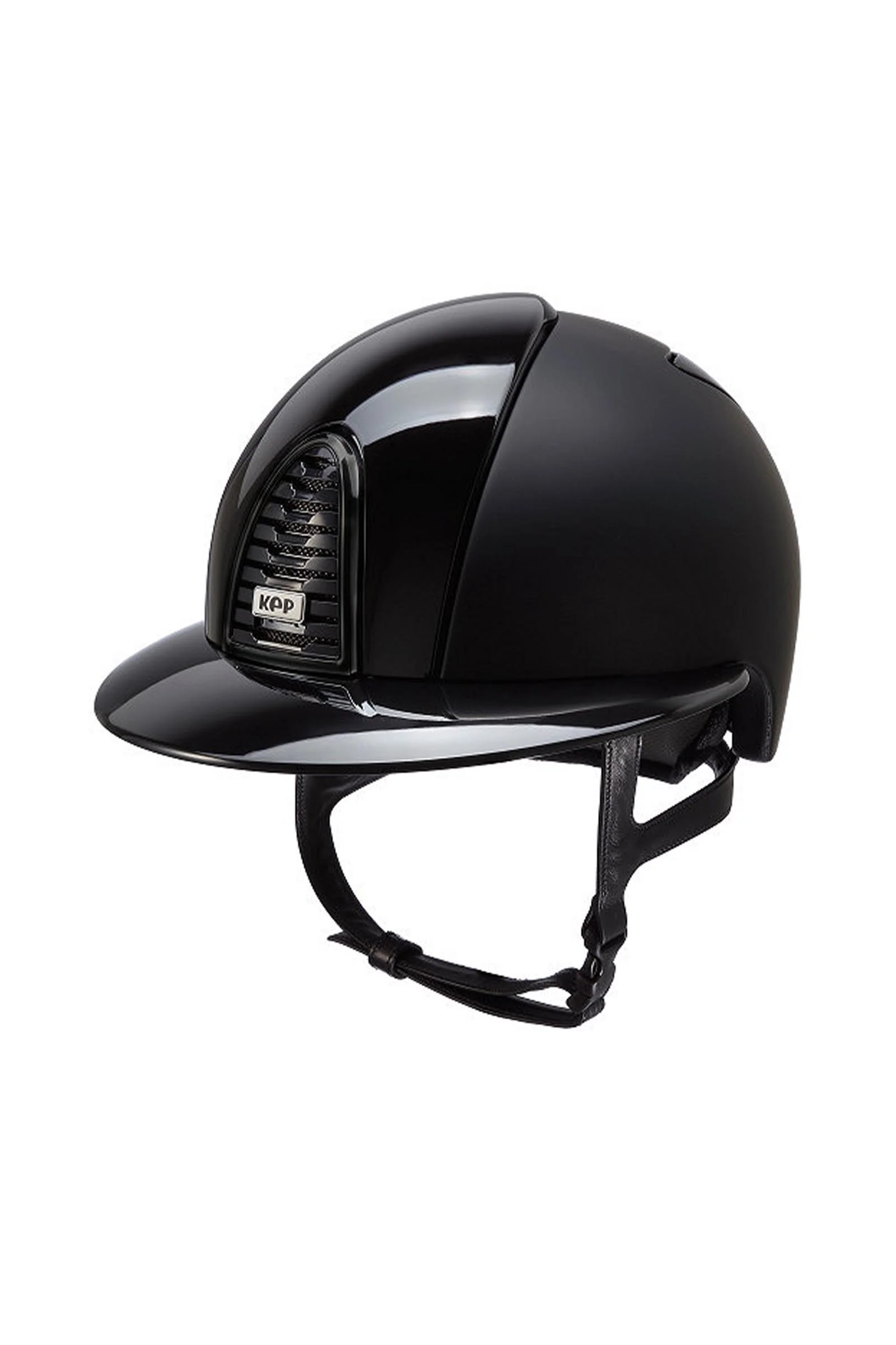 KEP Cromo 2.0 Textile/Polish Polo Riding Helmet With Extra Visor, App Compatible Black 059-x-062