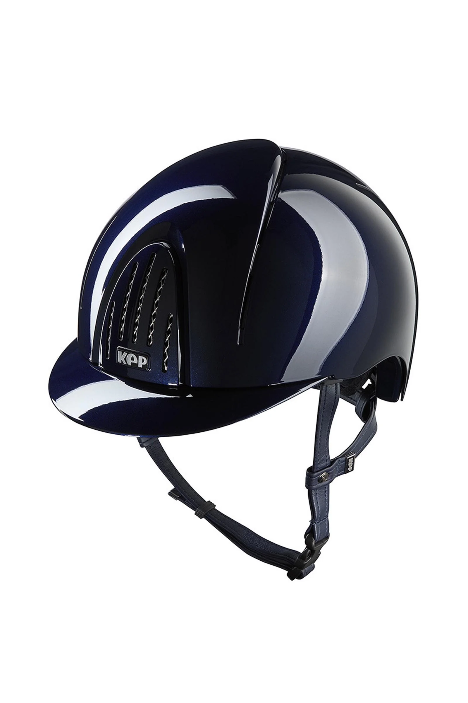 KEP NOVA ABS Metal Polish Riding Helmet Blue 051-x-058
