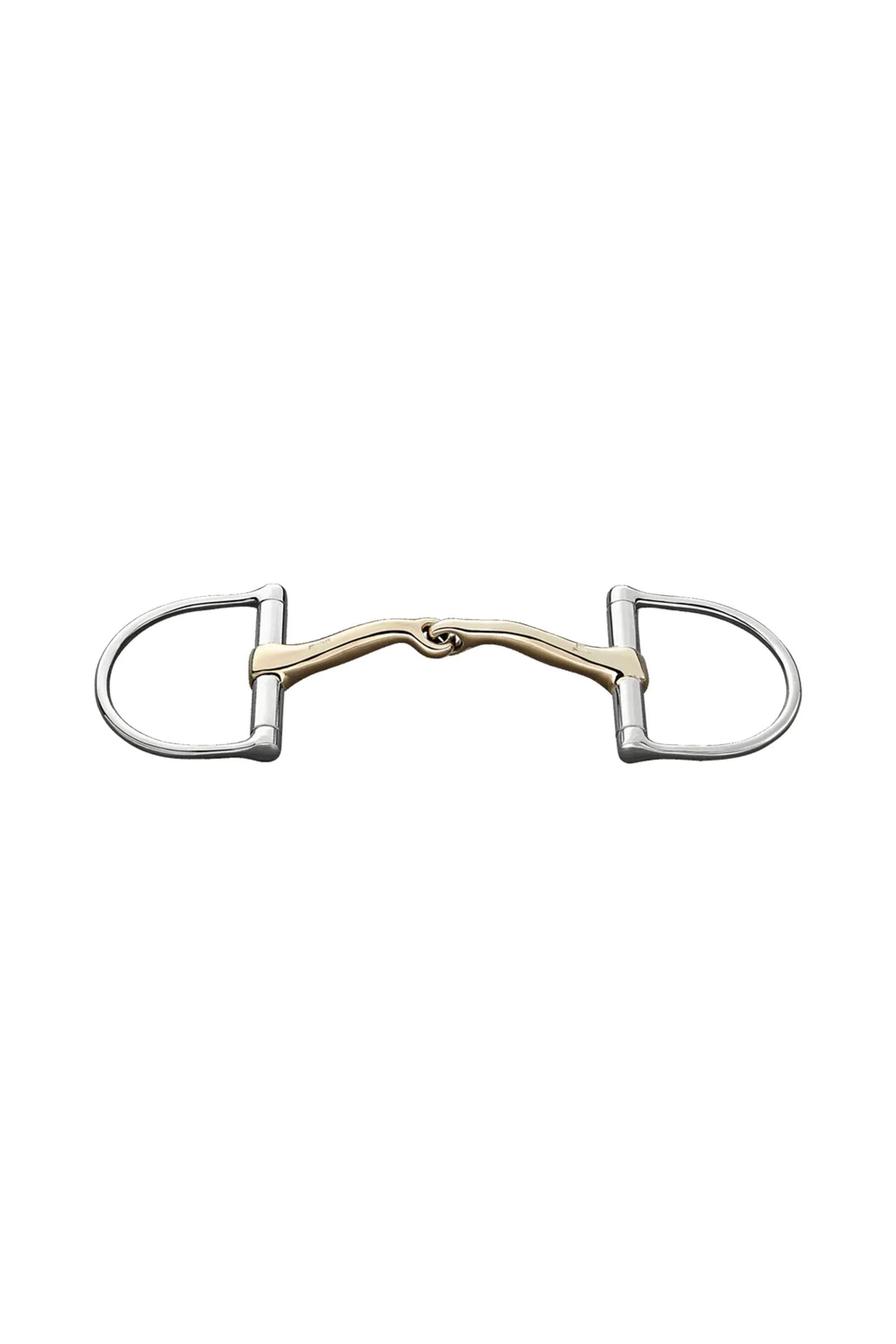 KK Shaped D-Ring Snaffle Bit, Single Jt. 16mm, Sensogan 000 135 mm