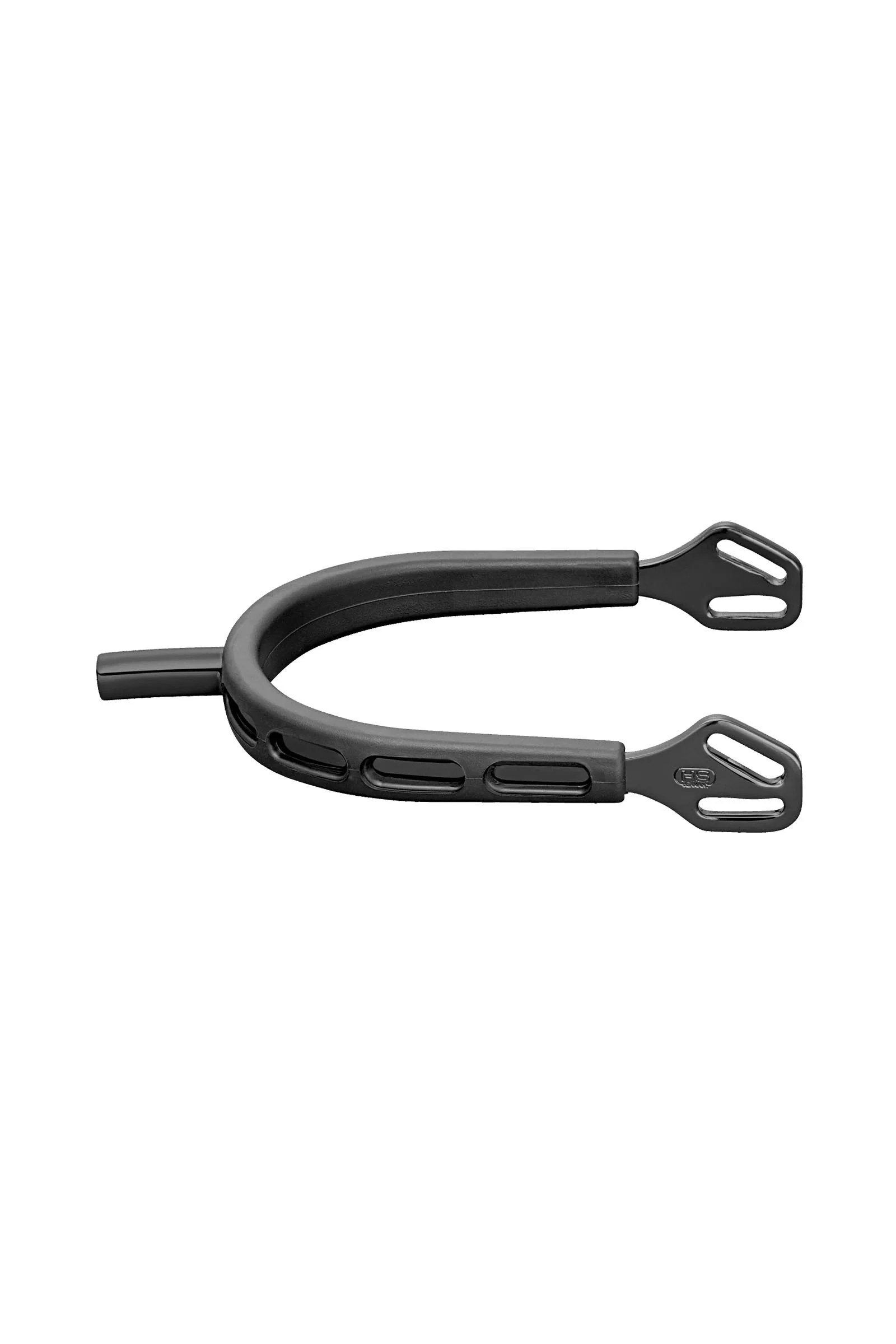 Klimke Collection Spurs Ultra Fit Extra Grip, Black Series Stainless St. 25mm Flat Neck Black 25