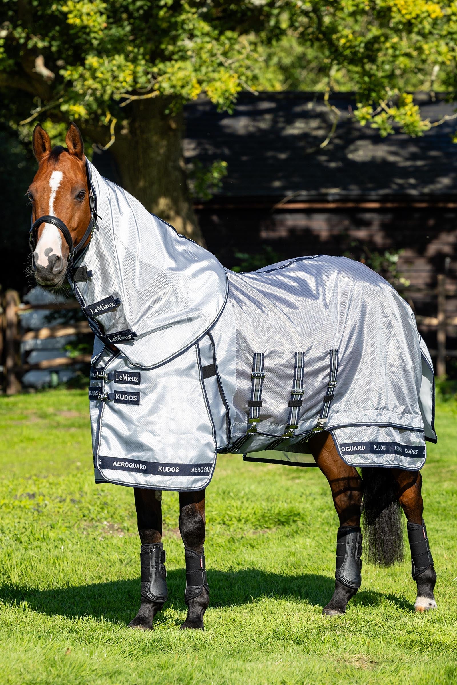 Kudos AeroGuard Fly Rug w. Detachable Neck Silver 145