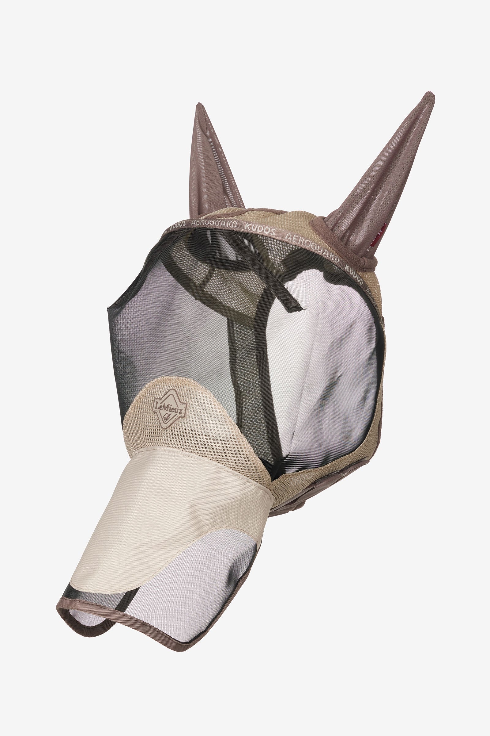 Kudos AeroGuard Full Fly Mask Pecan S