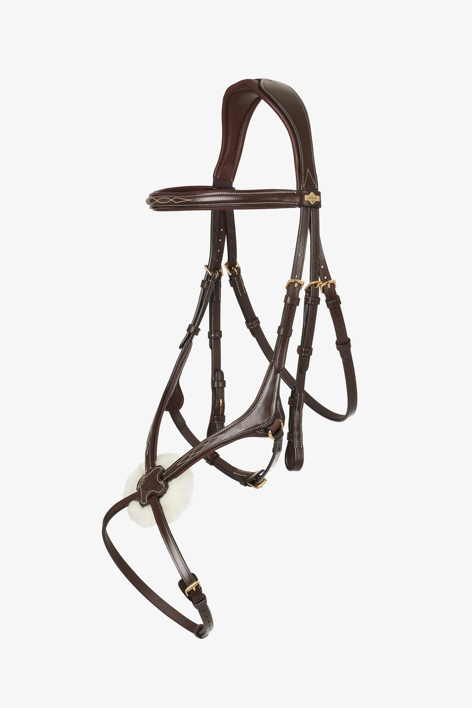 Kudos Grackle Bridle Havana Brown F