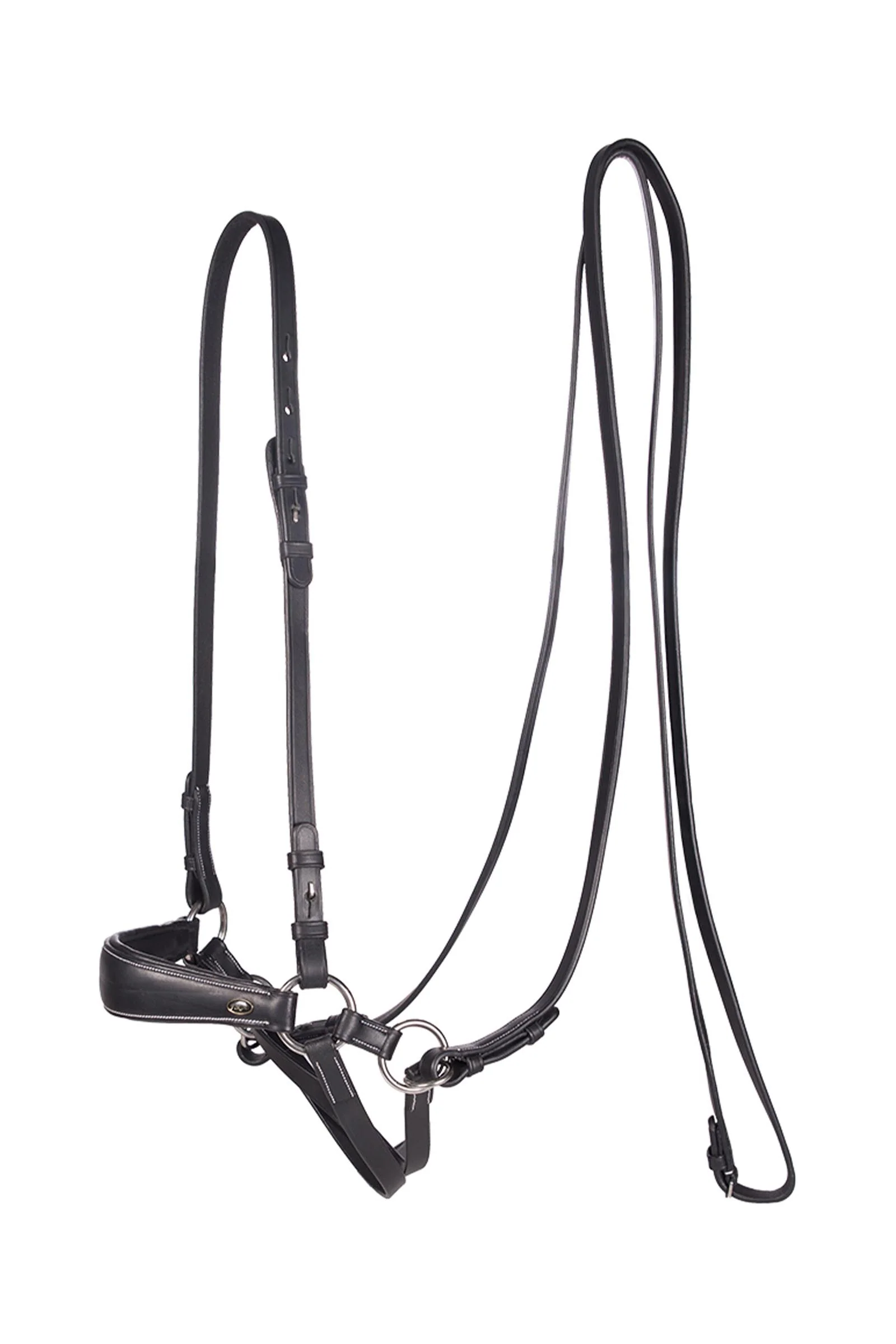 Lami Bitless Bridle (System 4) w/ Reins & Studhook Connect Black C