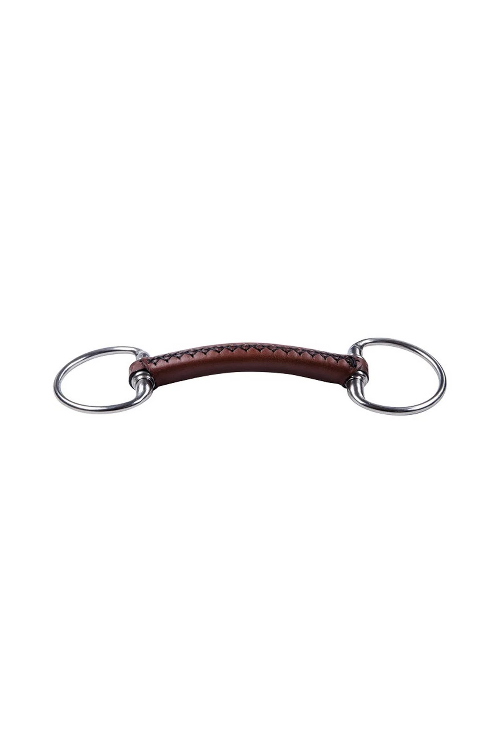 Leather Eggbutt Straight-20 Brown 115 mm