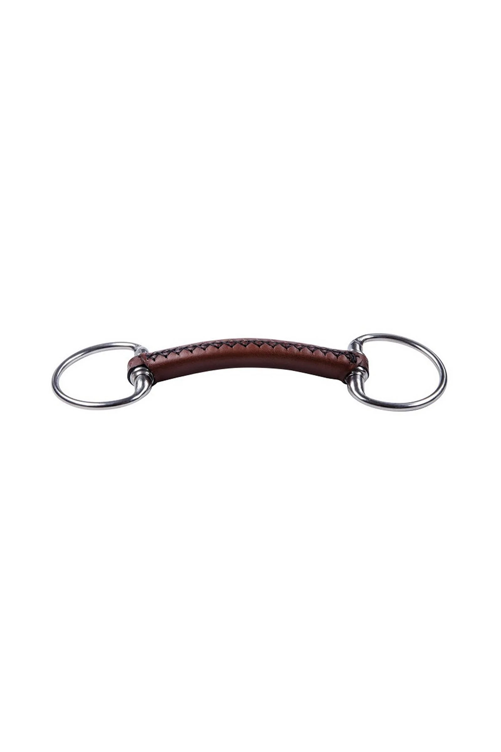 Leather Eggbutt Straight Brown 125 mm