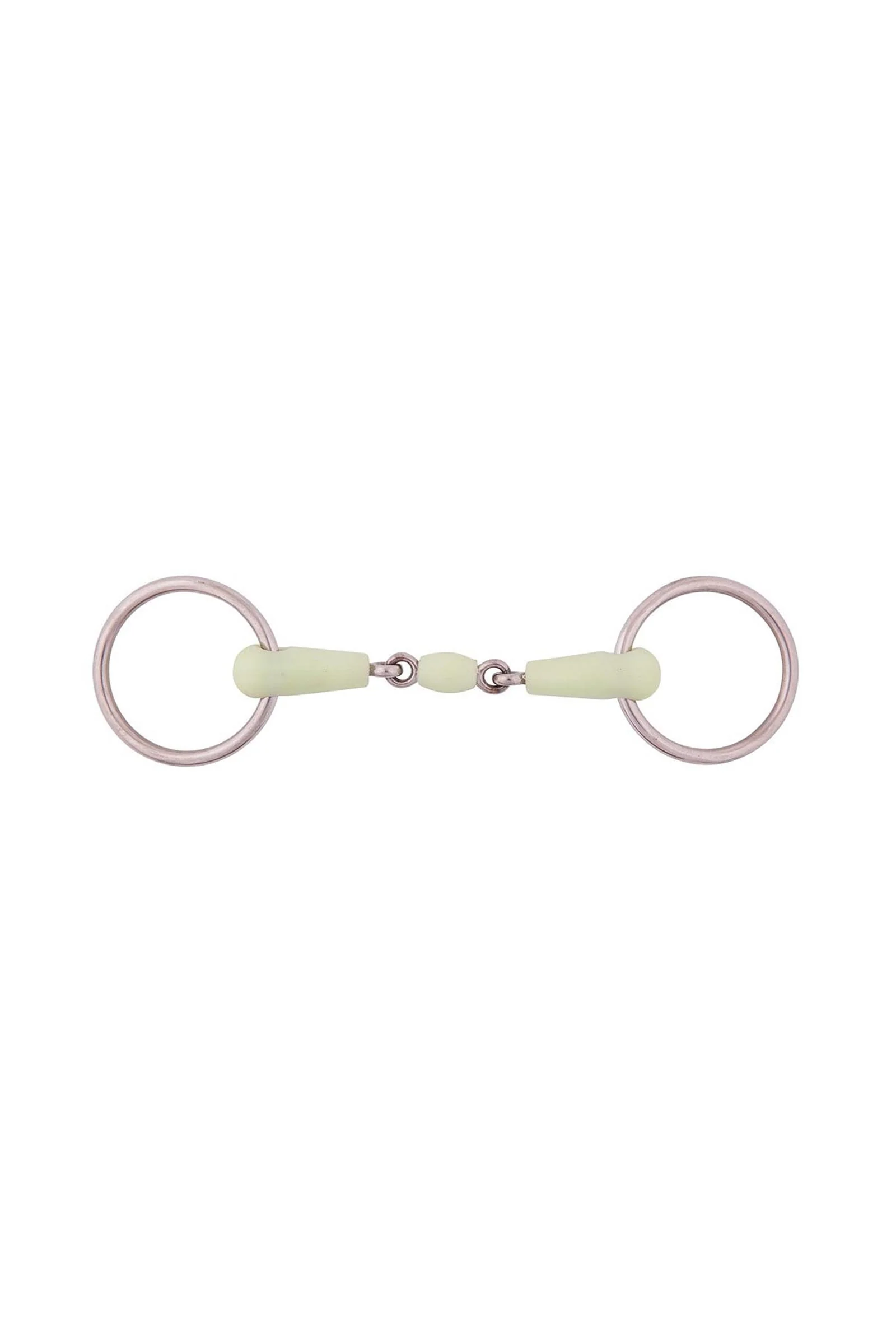 Loose Ring Snaffle Applemouth Double Jtd., 18 mm Silver 115 mm