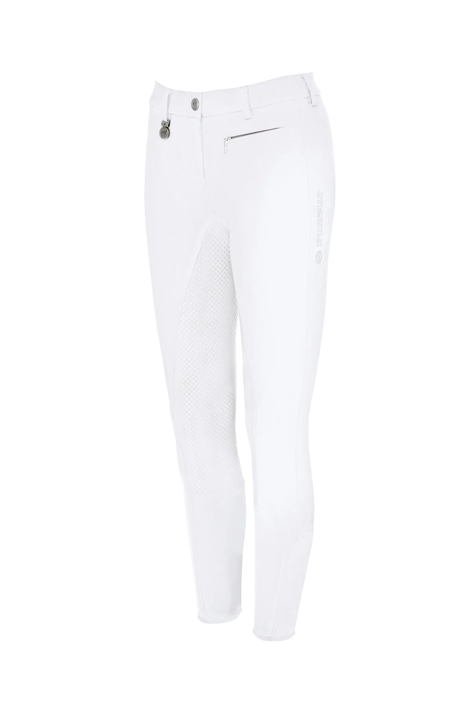 Lucinda Grip White Full Seat Breeches for Women White 12 Long
