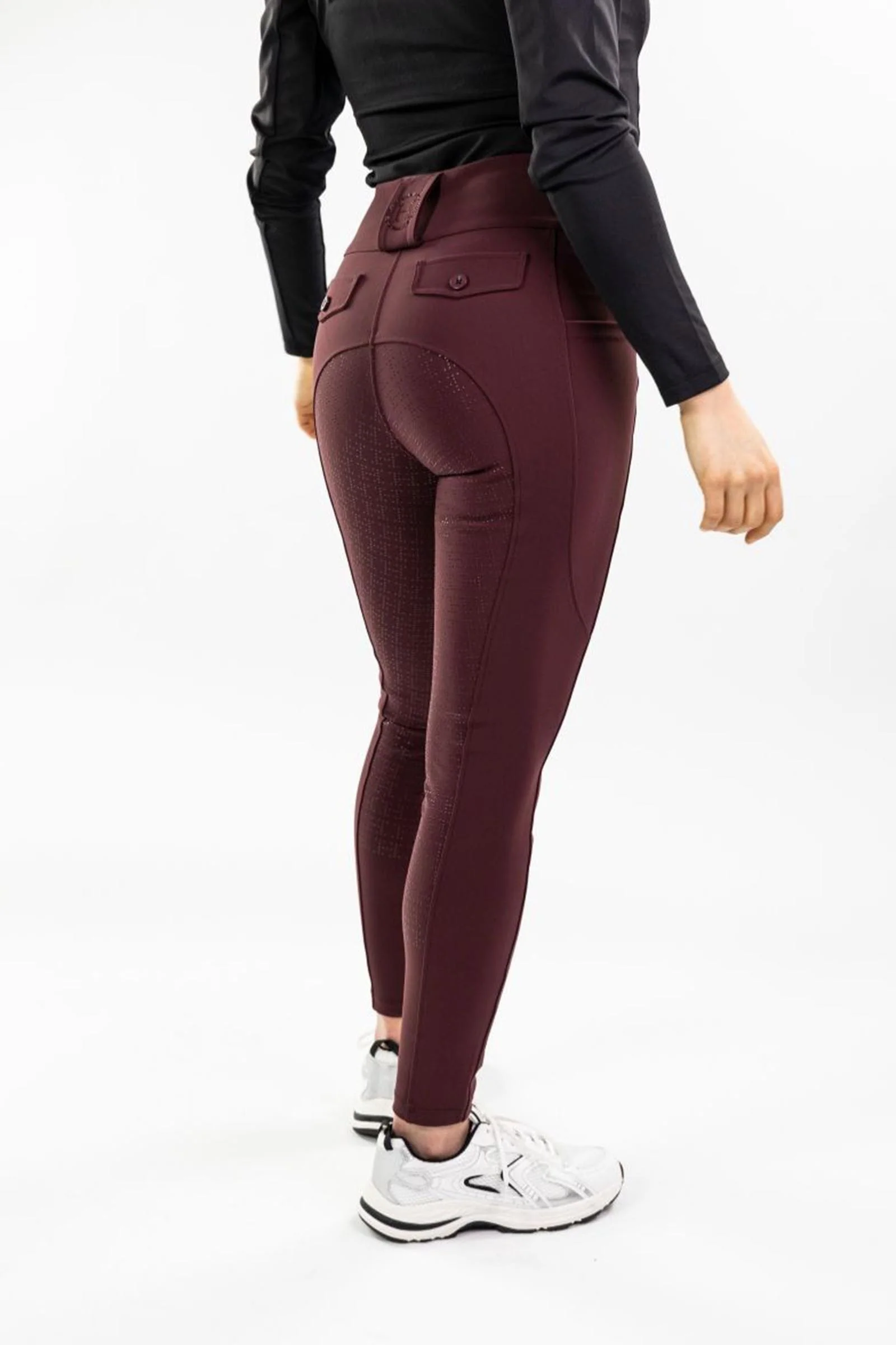 Ludivine Women's Fullseat Breeches Aubergine (Eggplant) 4