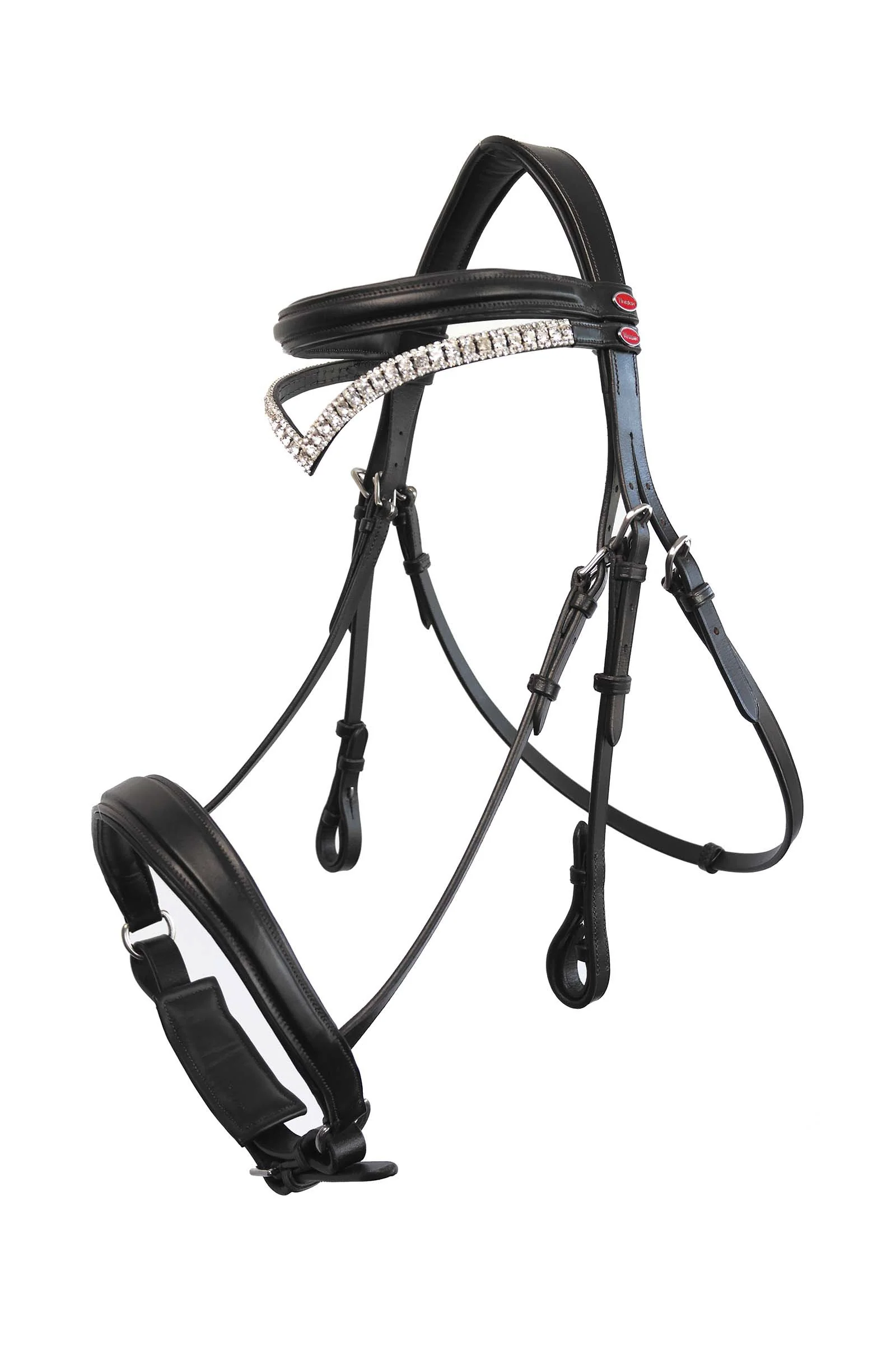 Lynton Snaffle Bridle with Spare Browband Black P