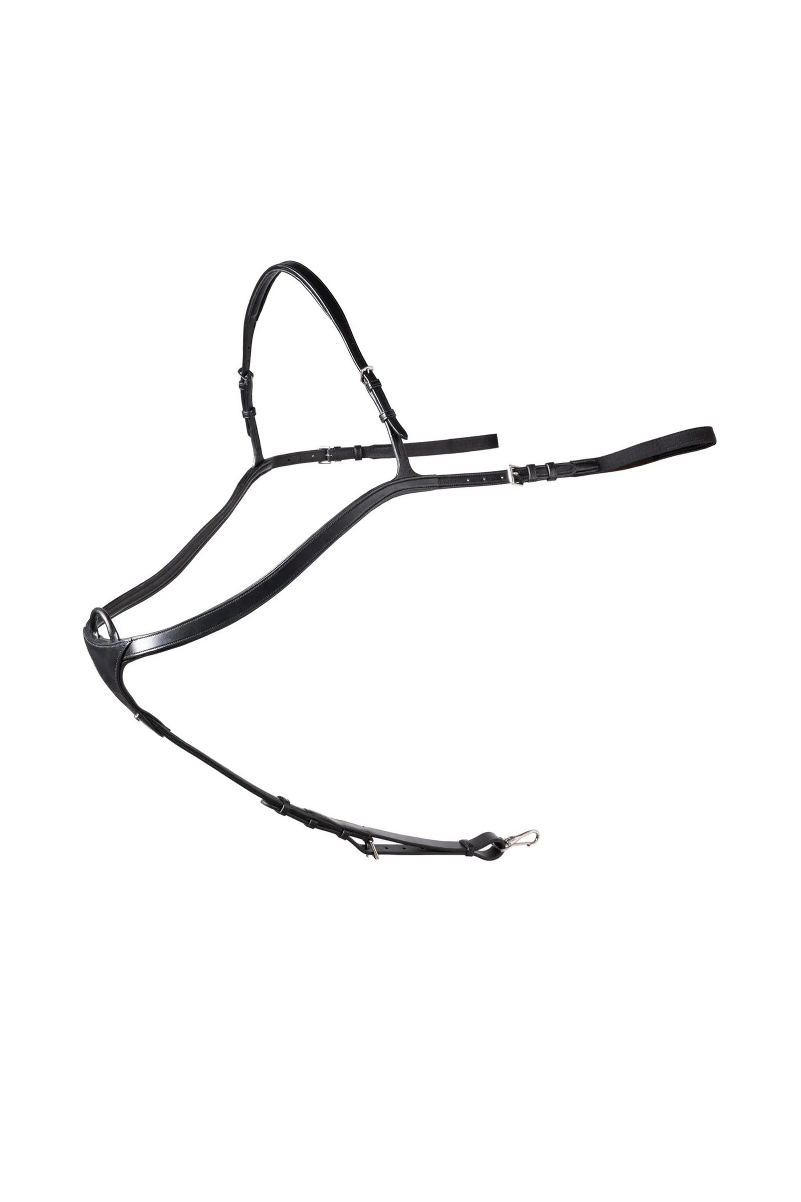 Lyon Long Bridge Breastplate Black/Silver C