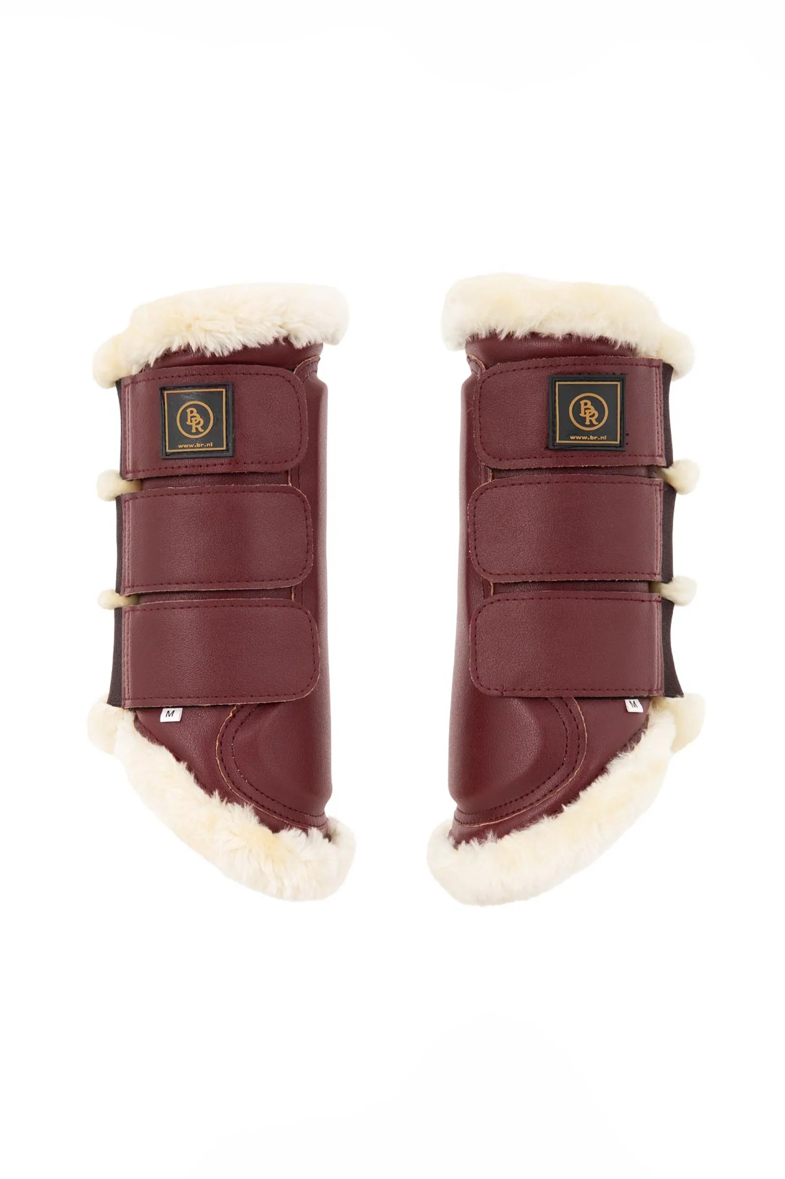 Majestic Brushing Boots Burgundy M