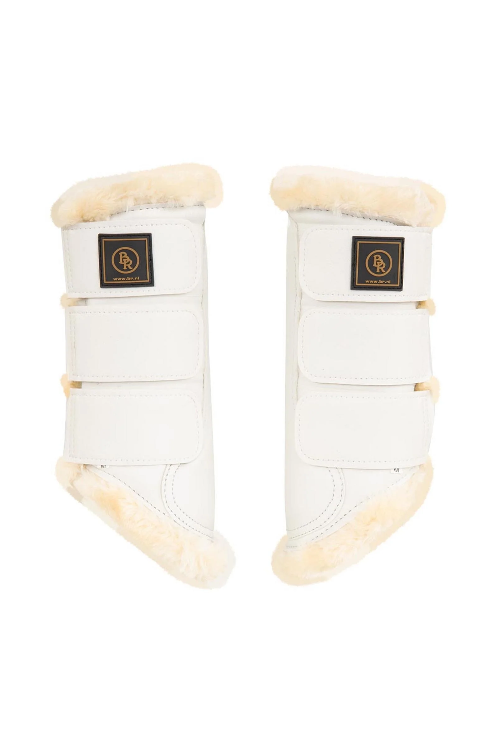 Majestic Brushing Boots White M