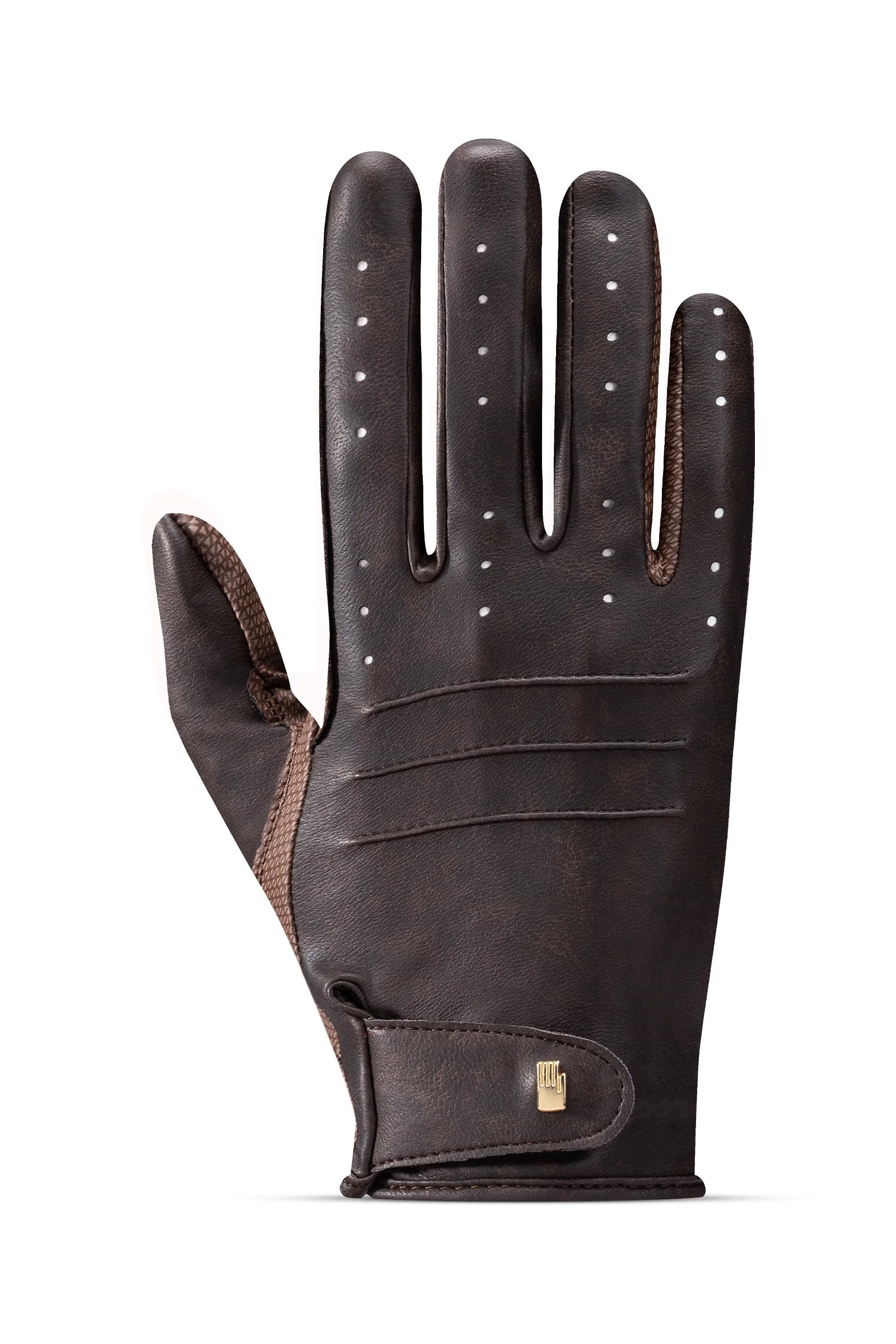 Malaga Riding Gloves Antique Mocha Dark Brown 9