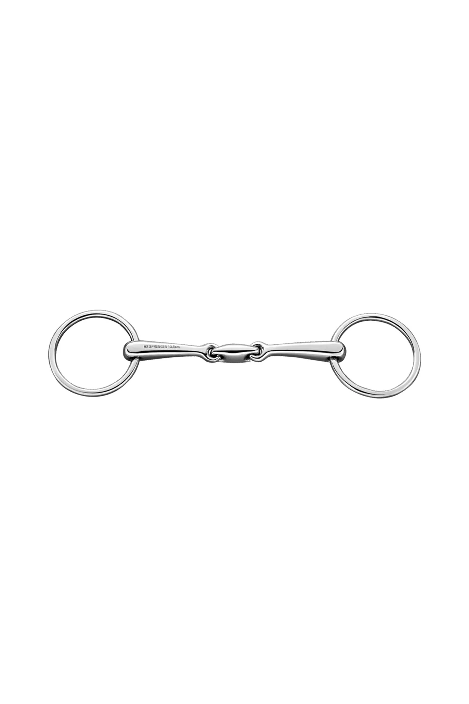 Max Control Bradoon Bit, Double Jt. 12mm, Stainless St. Metall 125
