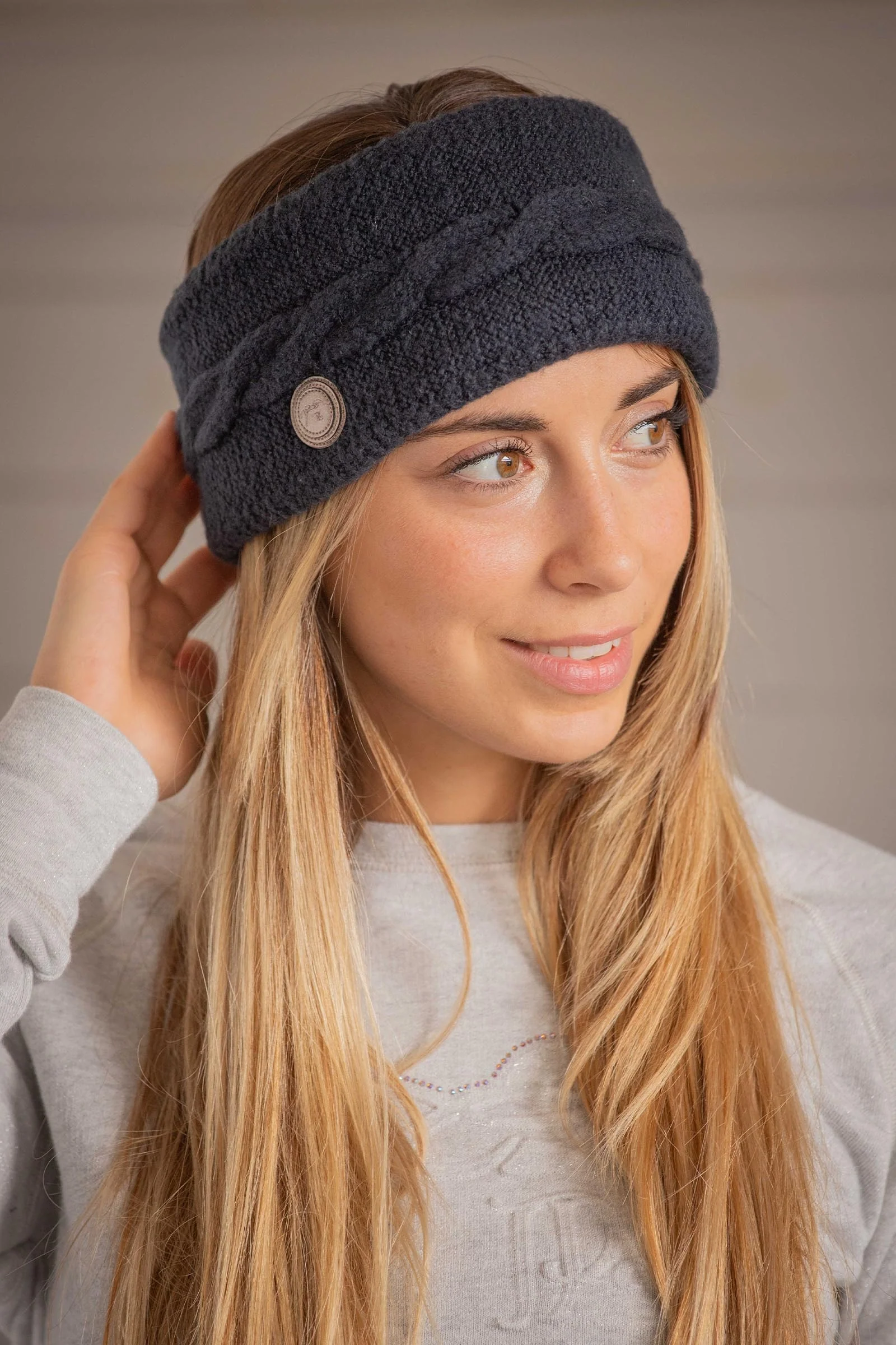 Mel Headband Navy One Size
