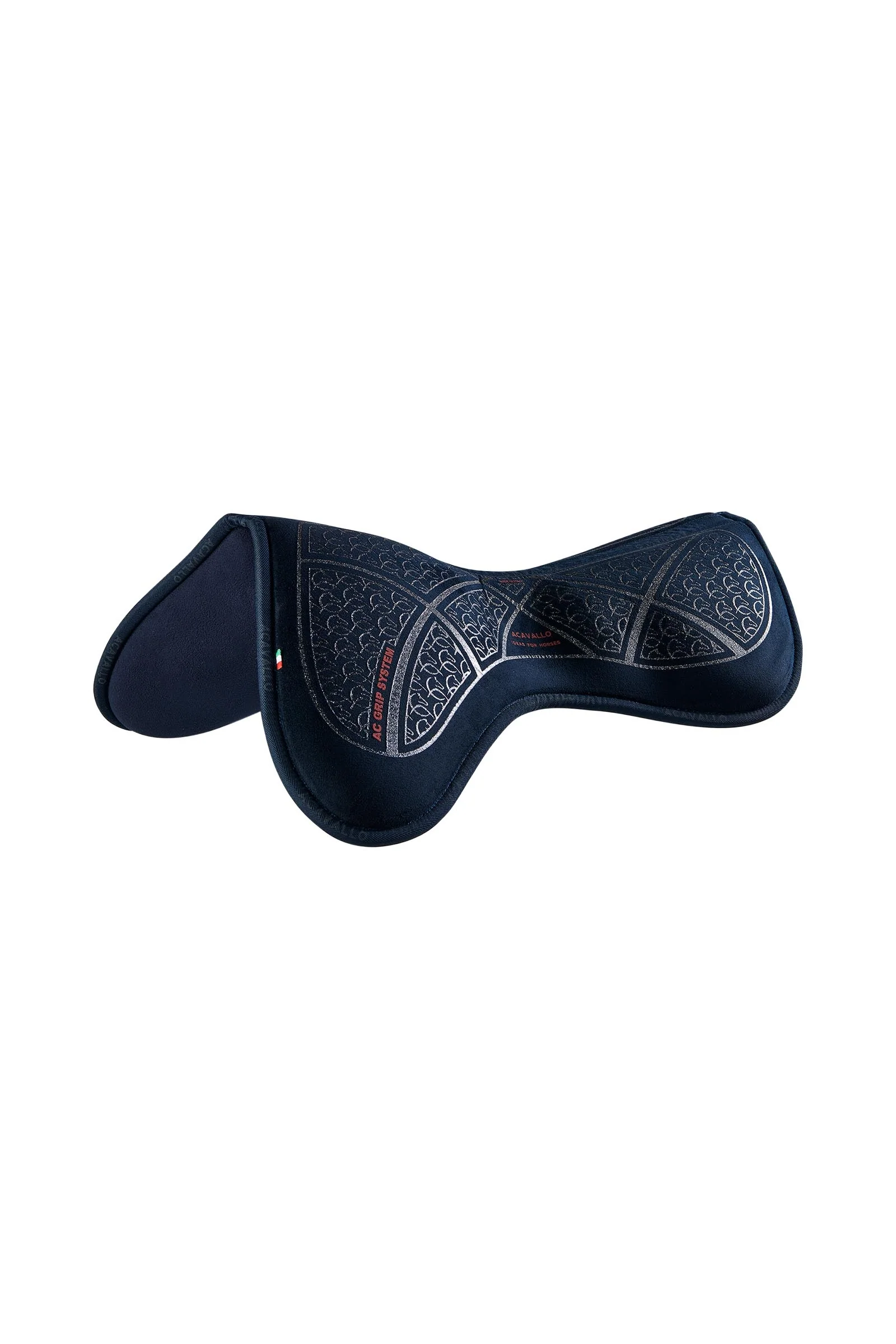 Memory Foam Classic Jumping Pad Close Contact Suede Silicone Grip Flat Blue/Silver L