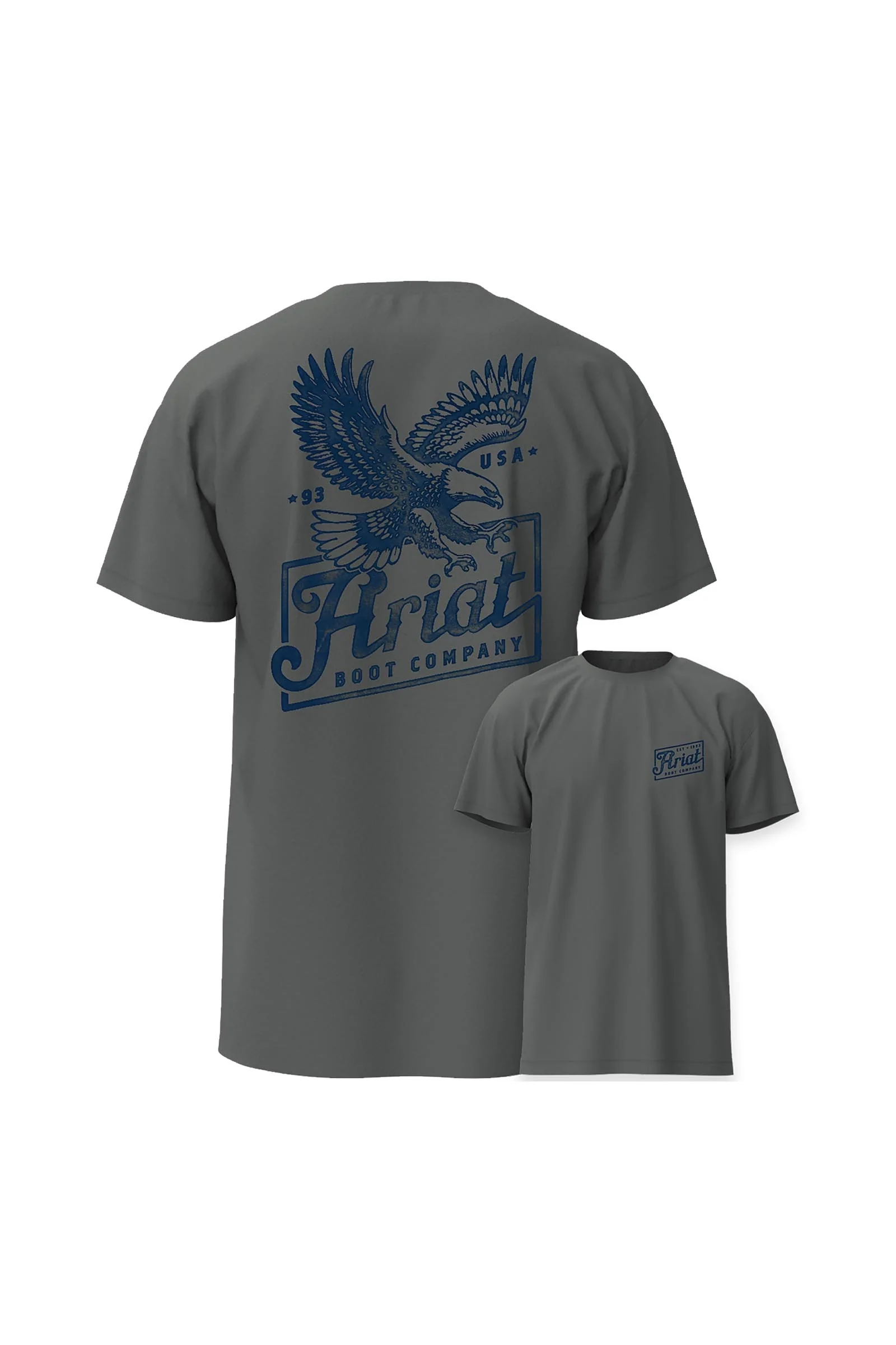 Men's Ariat Paintriot Classic Fit T-Shirt Smoked Pearl M