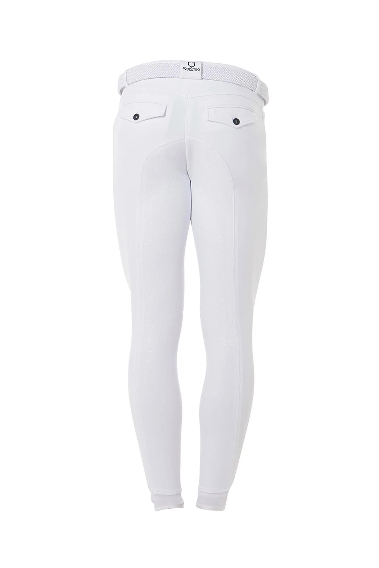 Men's Slim Fit Full Grip Breeches White 34