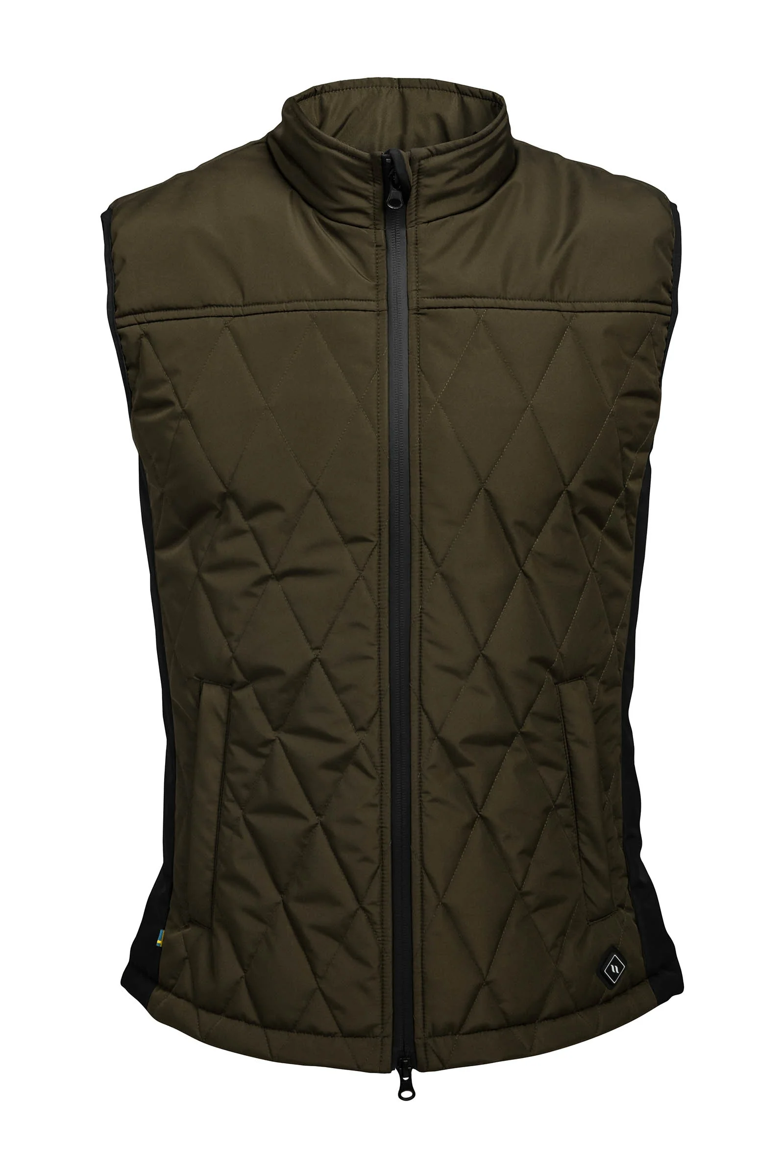 Mens Heated Vest Teide Olive XXL