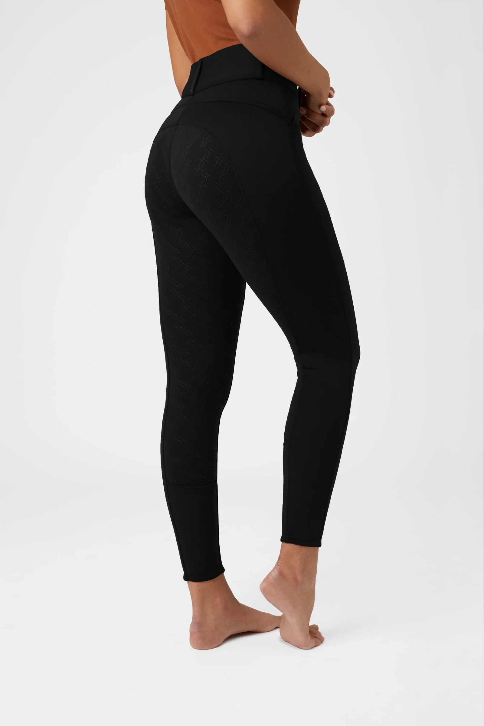 Mia Thermo Silicone Full Seat Breeches for Women Black 14