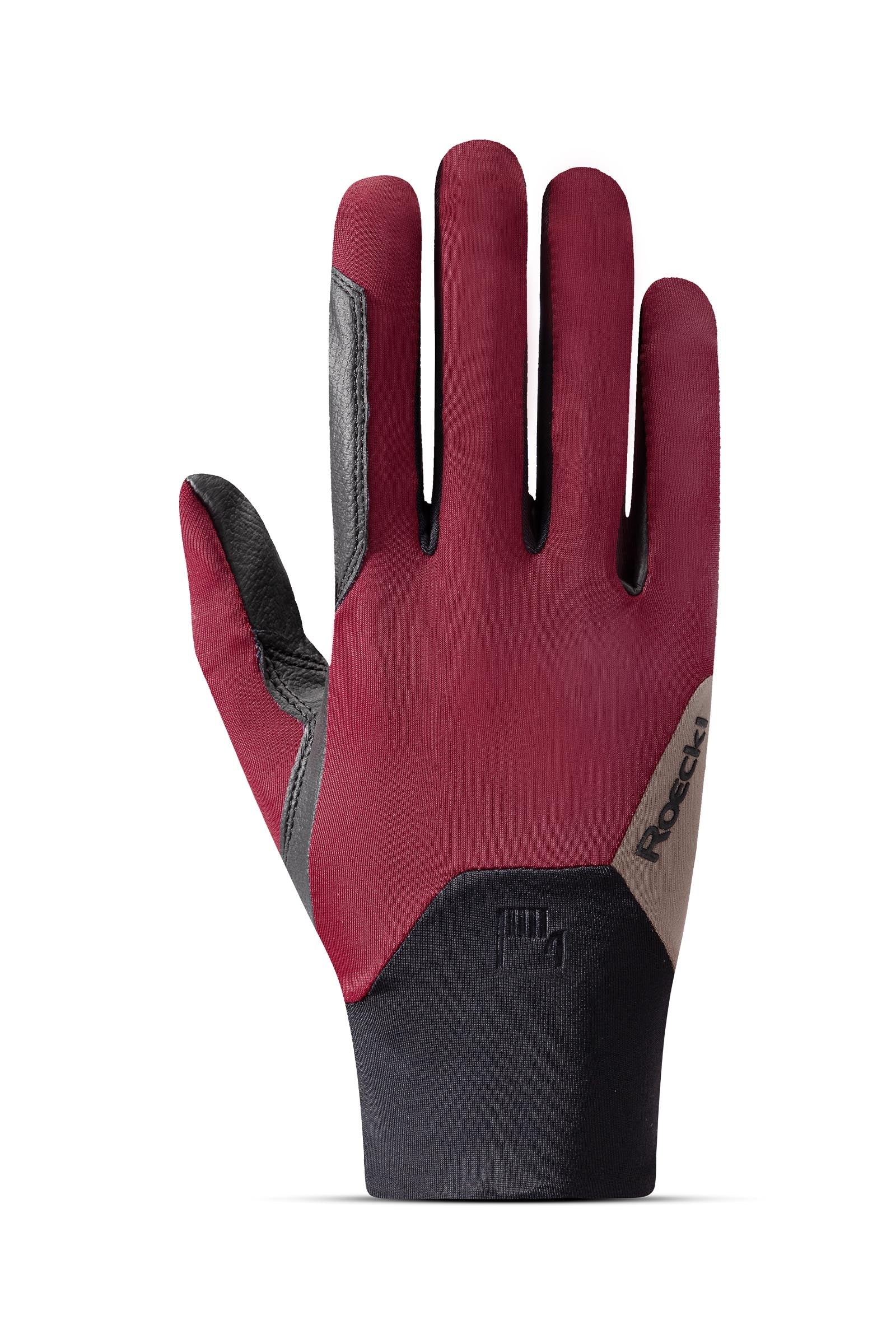 Mieke Riding Gloves Red Maroon 9