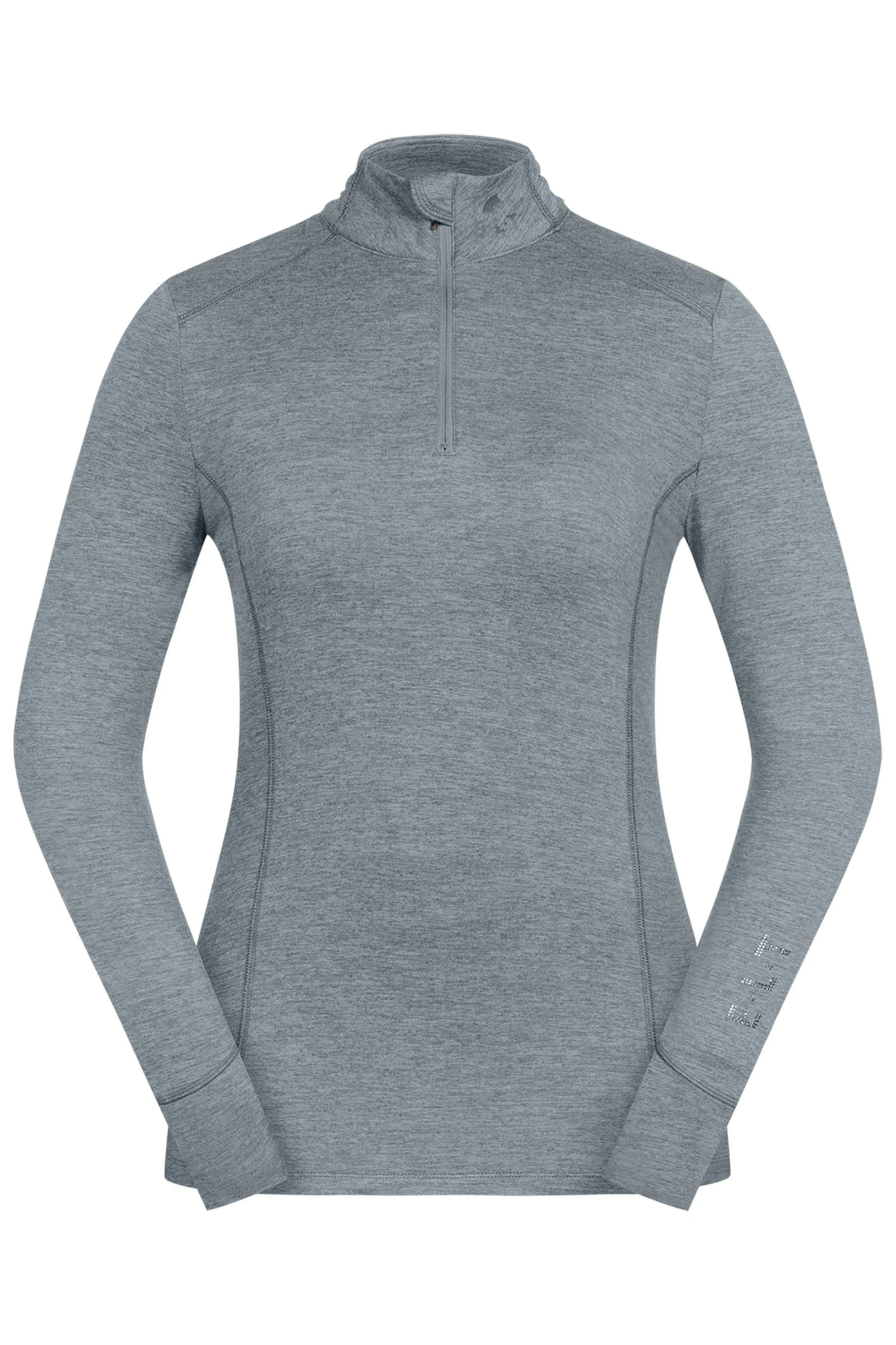 Milano Women´s  Functional Zip Shirt Silver Blue L