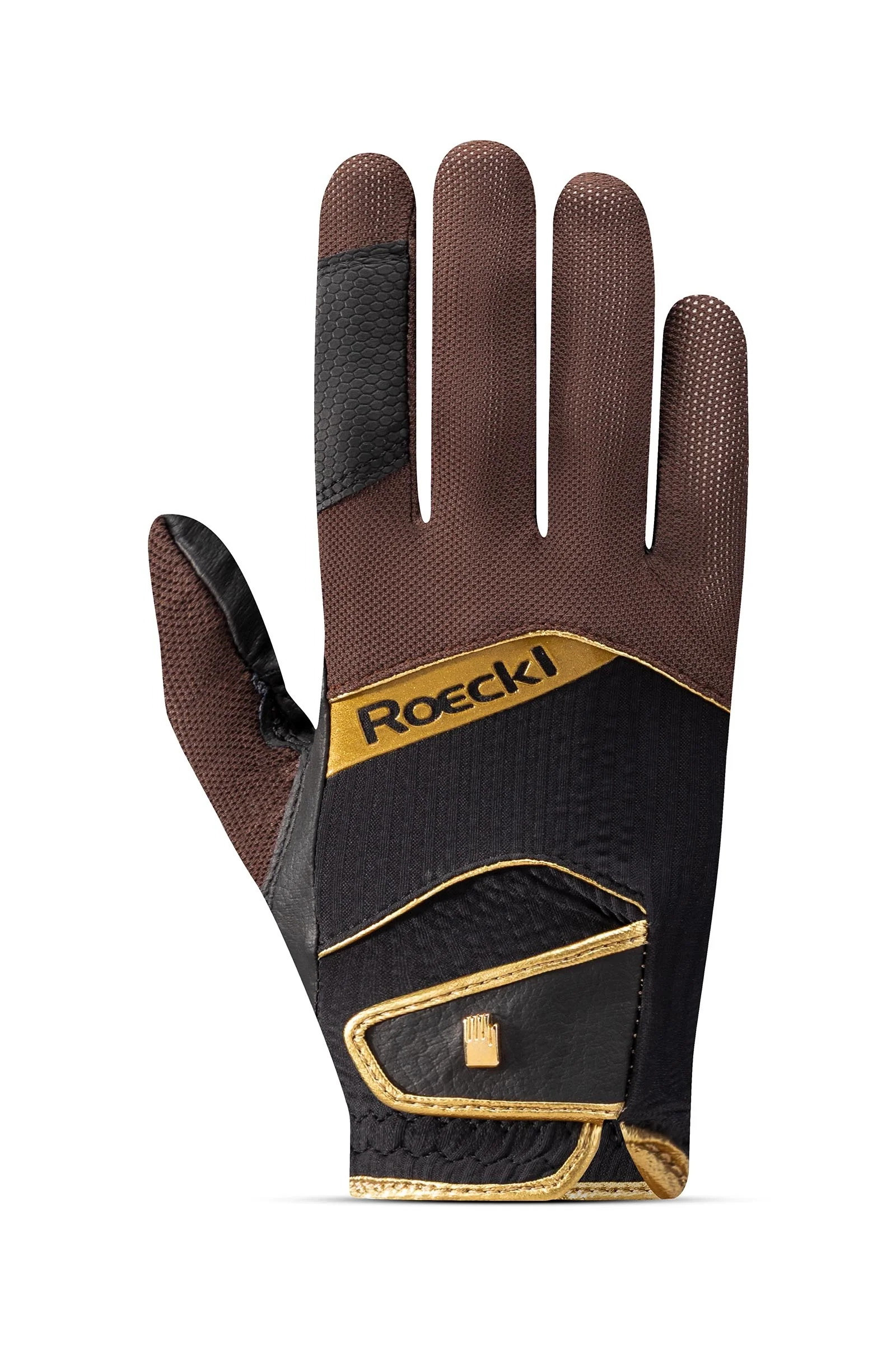 Millero Riding Gloves Dark Mocha/Black 9.5