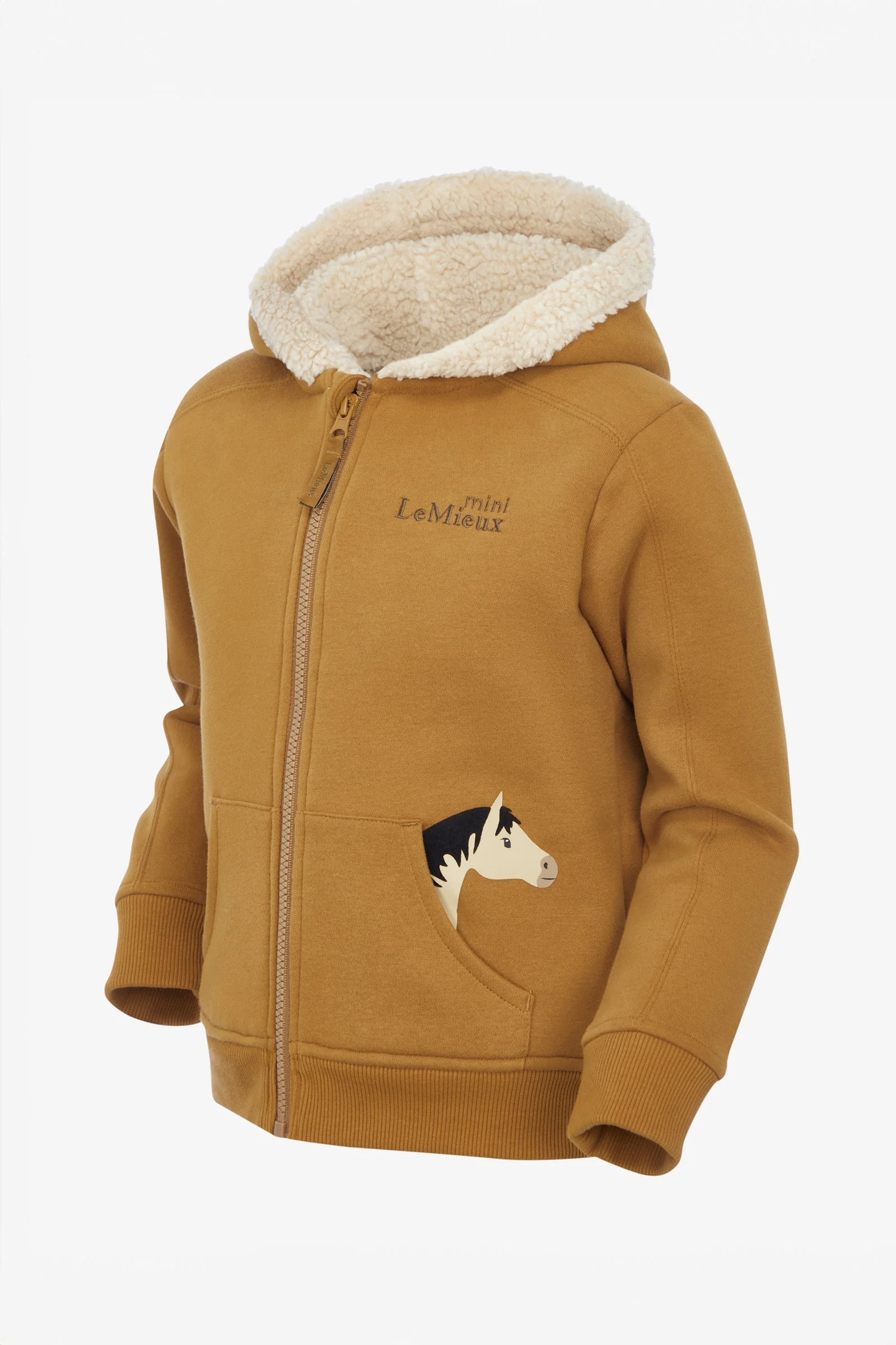 Mini Charlie Lined Hoodie Ginger 7-8 years