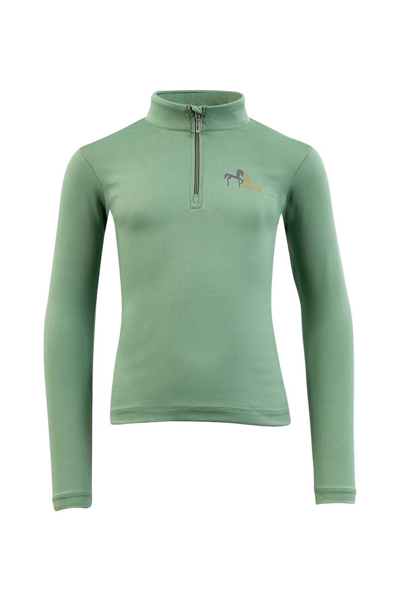 Mini Kids` Zip-Up Longsleeve Shirt Feldspar 5-6 years