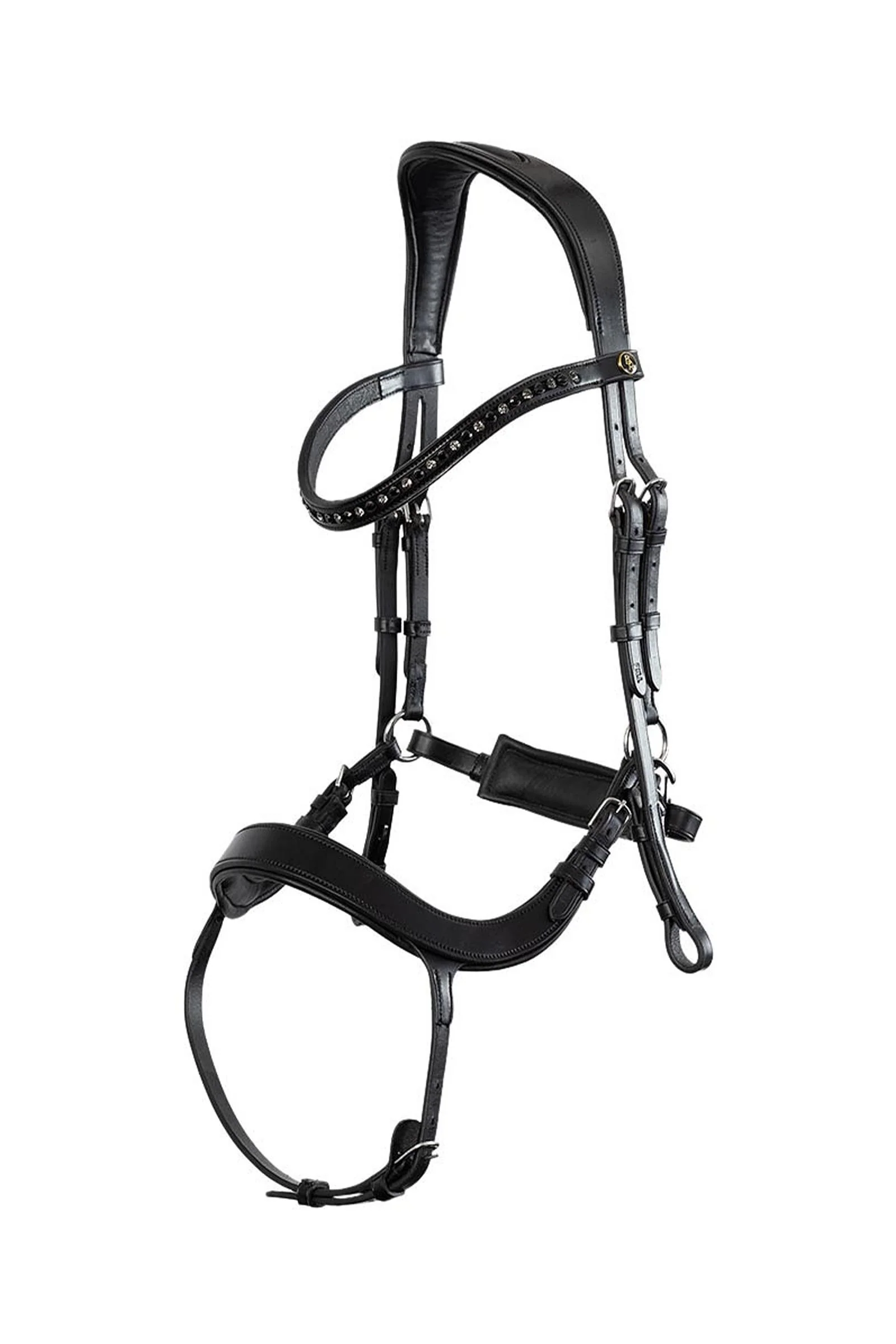 Mirfield Anatomic Bridle Black/Silver C