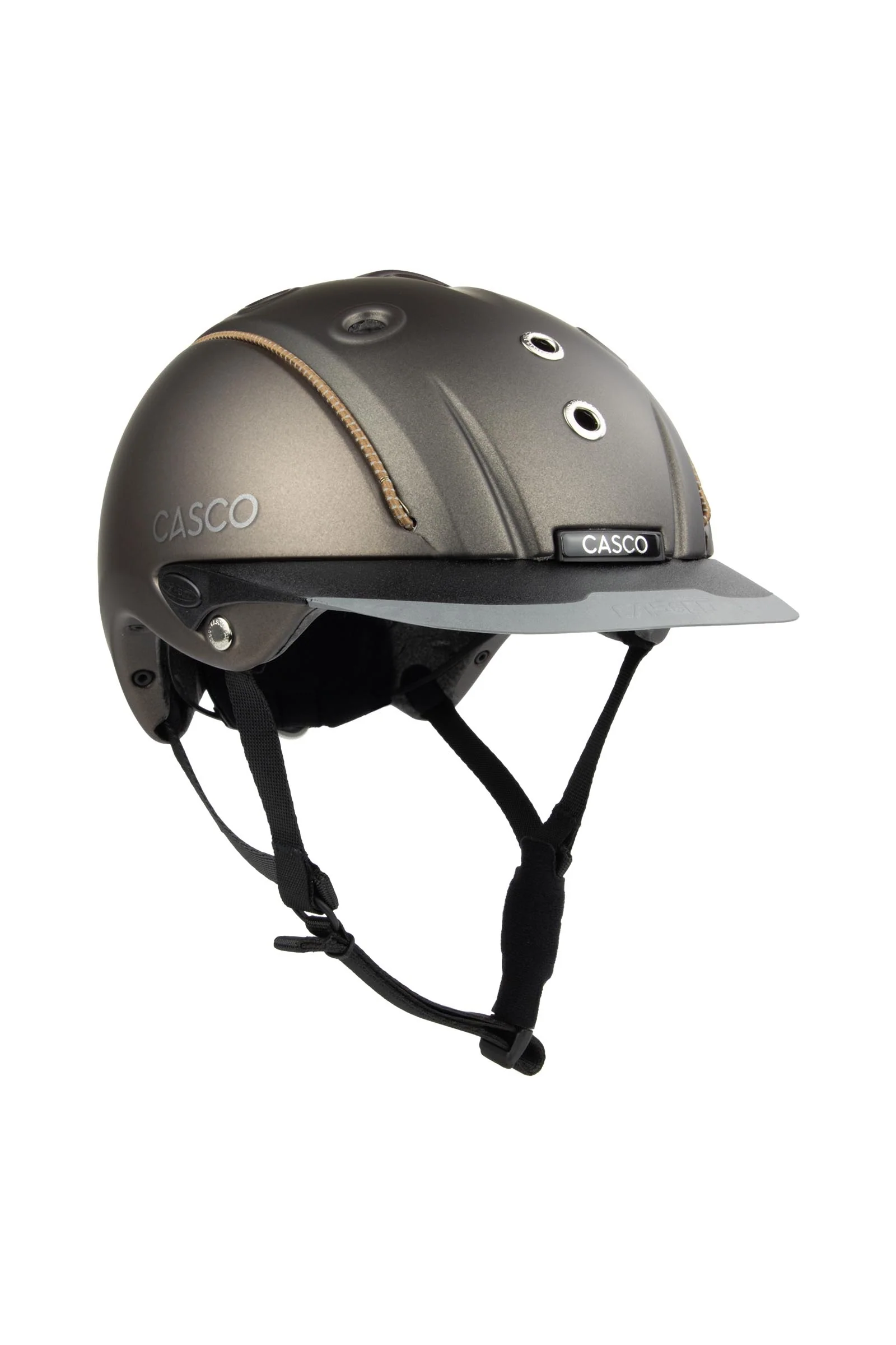 Mistrall Prime Riding Helmet Brown Matt 050-x-054