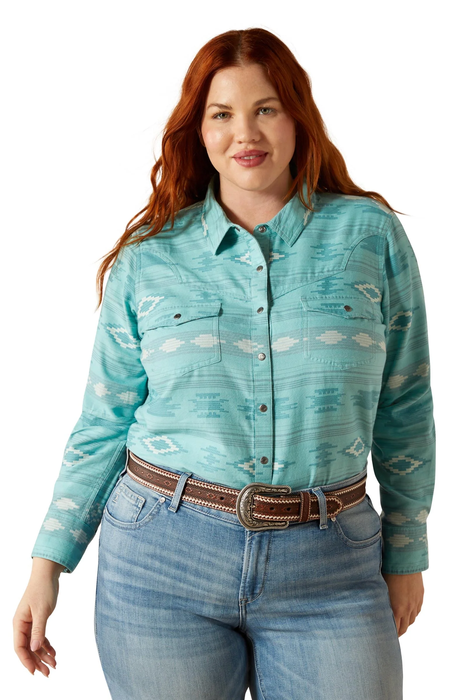Montana Women's Western Shirt Montana Blanket Jacquard S